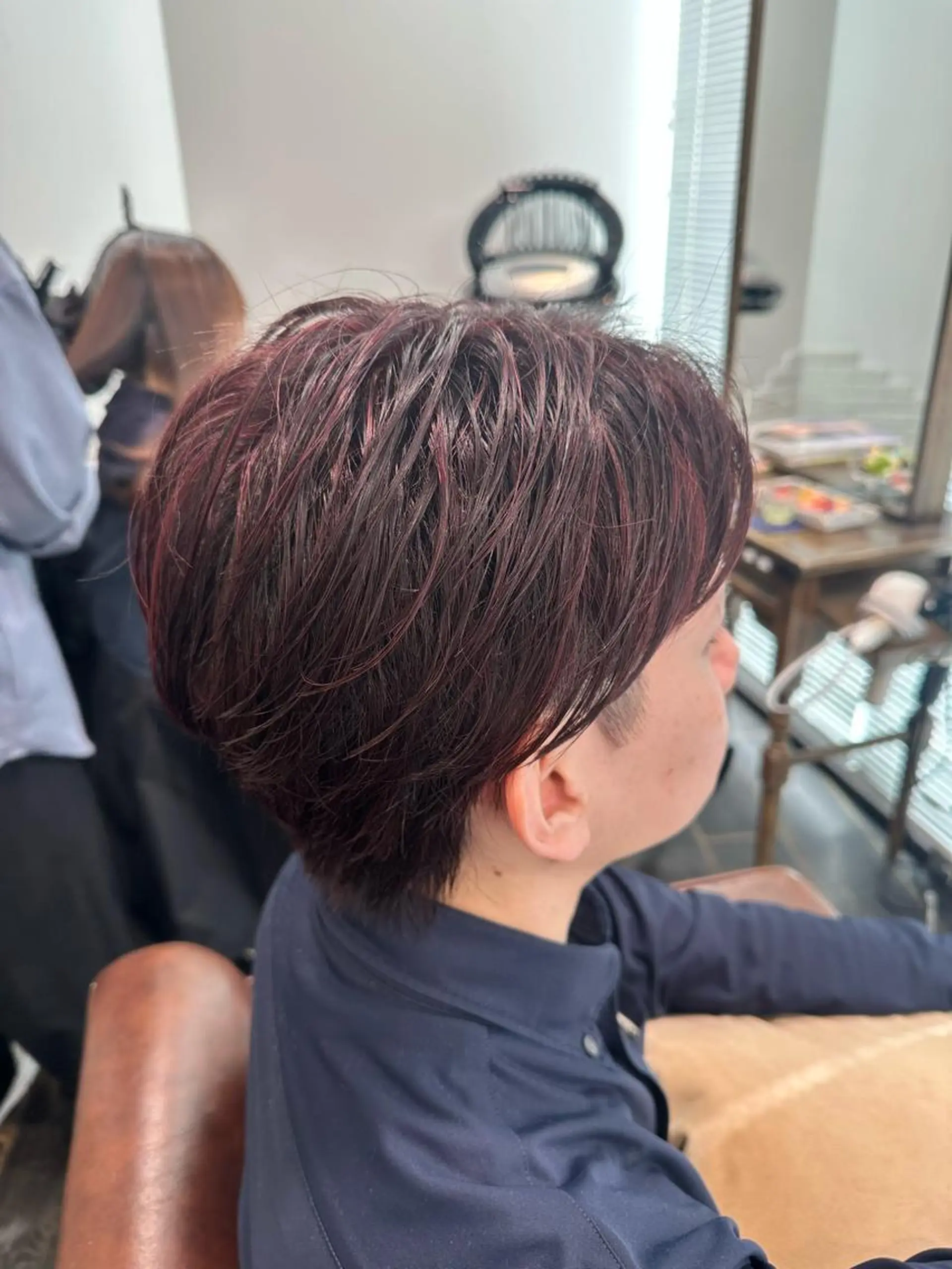 カラー メンズ 齋藤 拓麻のヘアスタイル