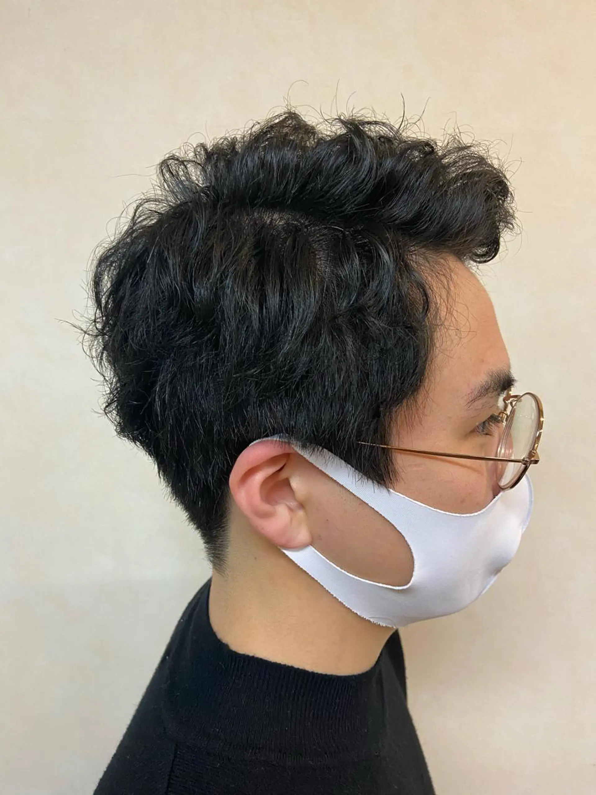 ミディアム パーマ メンズ dunhill 斉藤 大樹/メンズカットのヘアスタイル