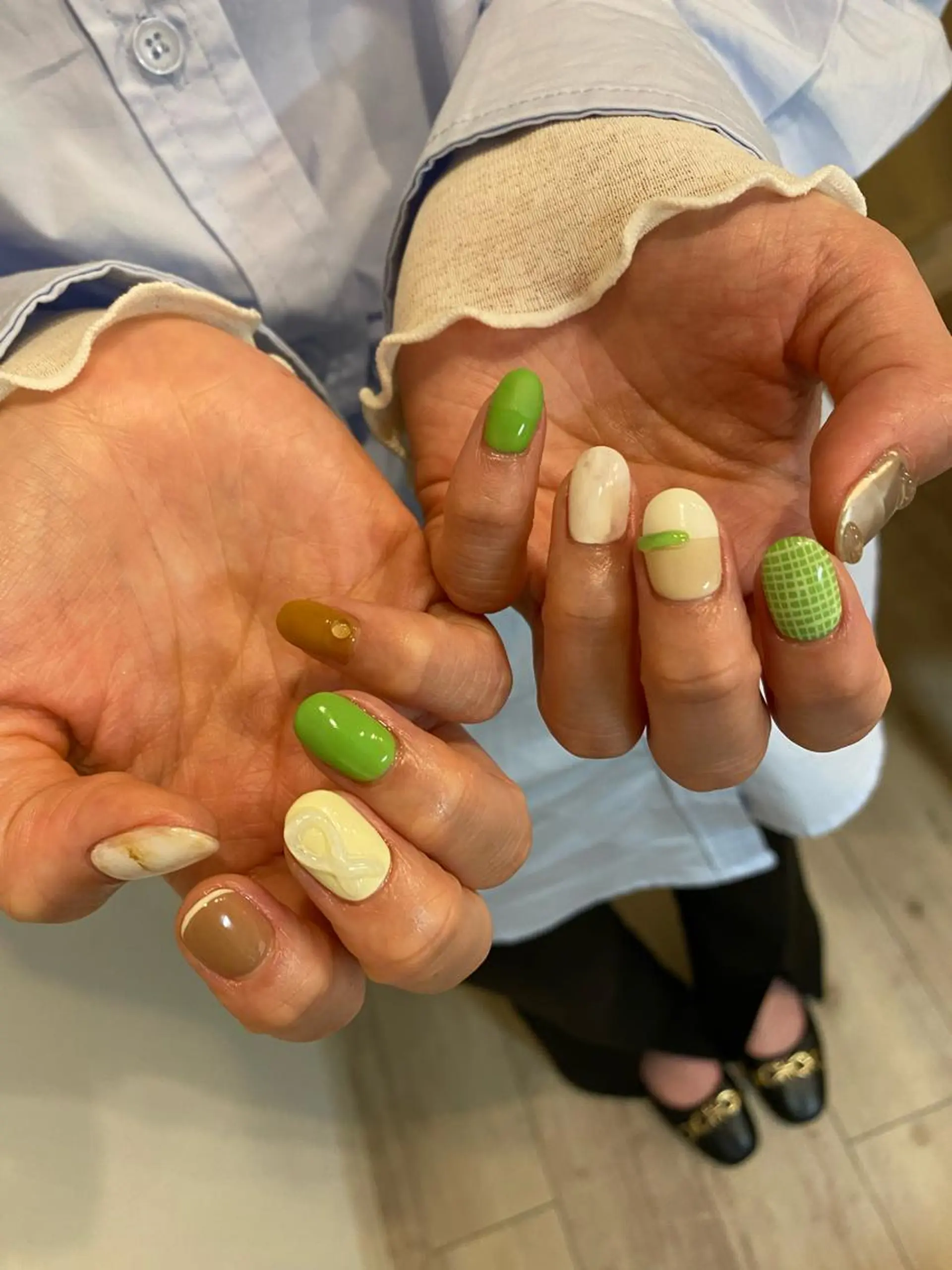 ネイル ハンドネイル 【LINON】 airiのネイルデザイン