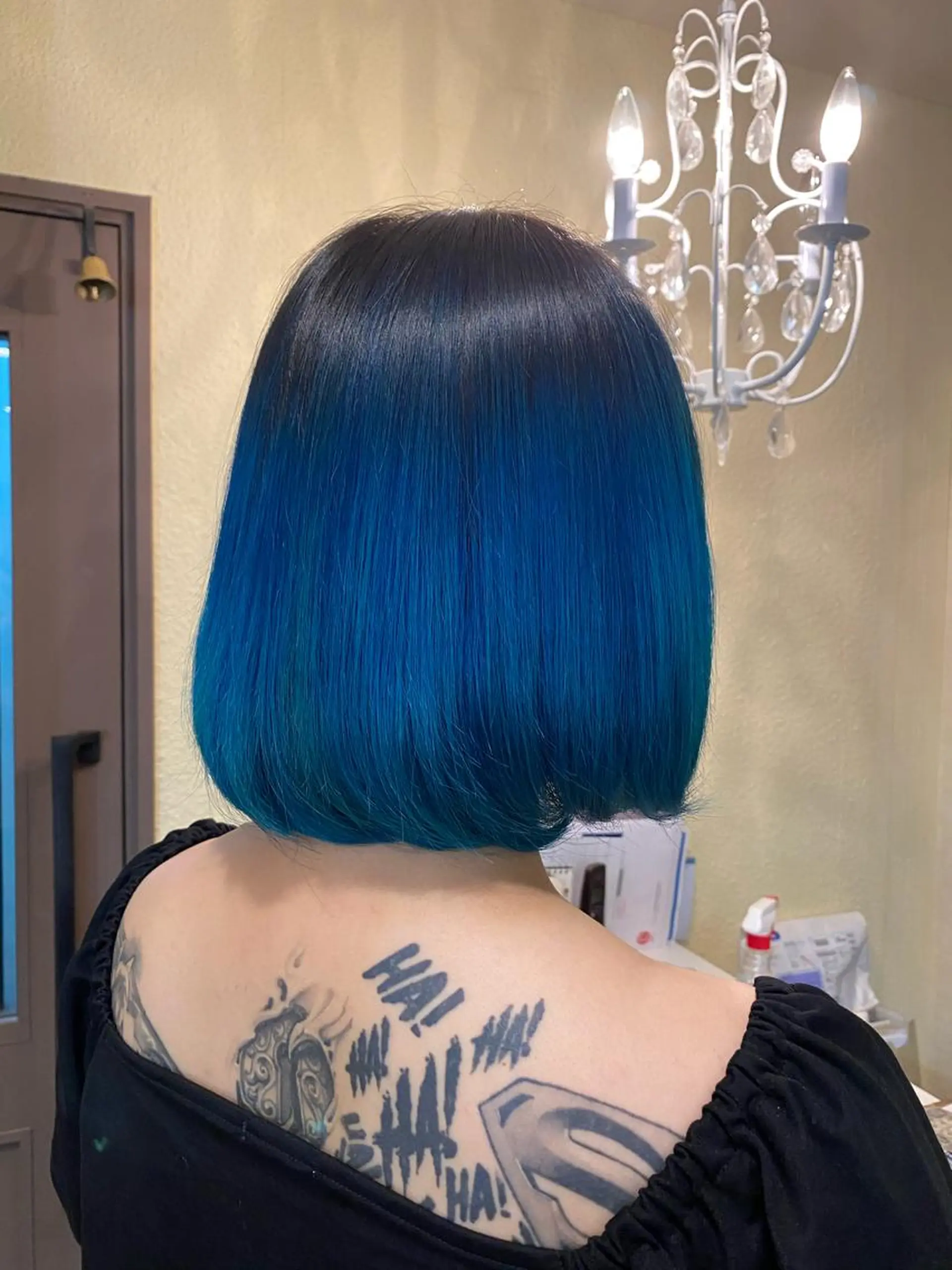 カラー ブリーチ グラデーションカラー 田井中 悠紀のヘアスタイル