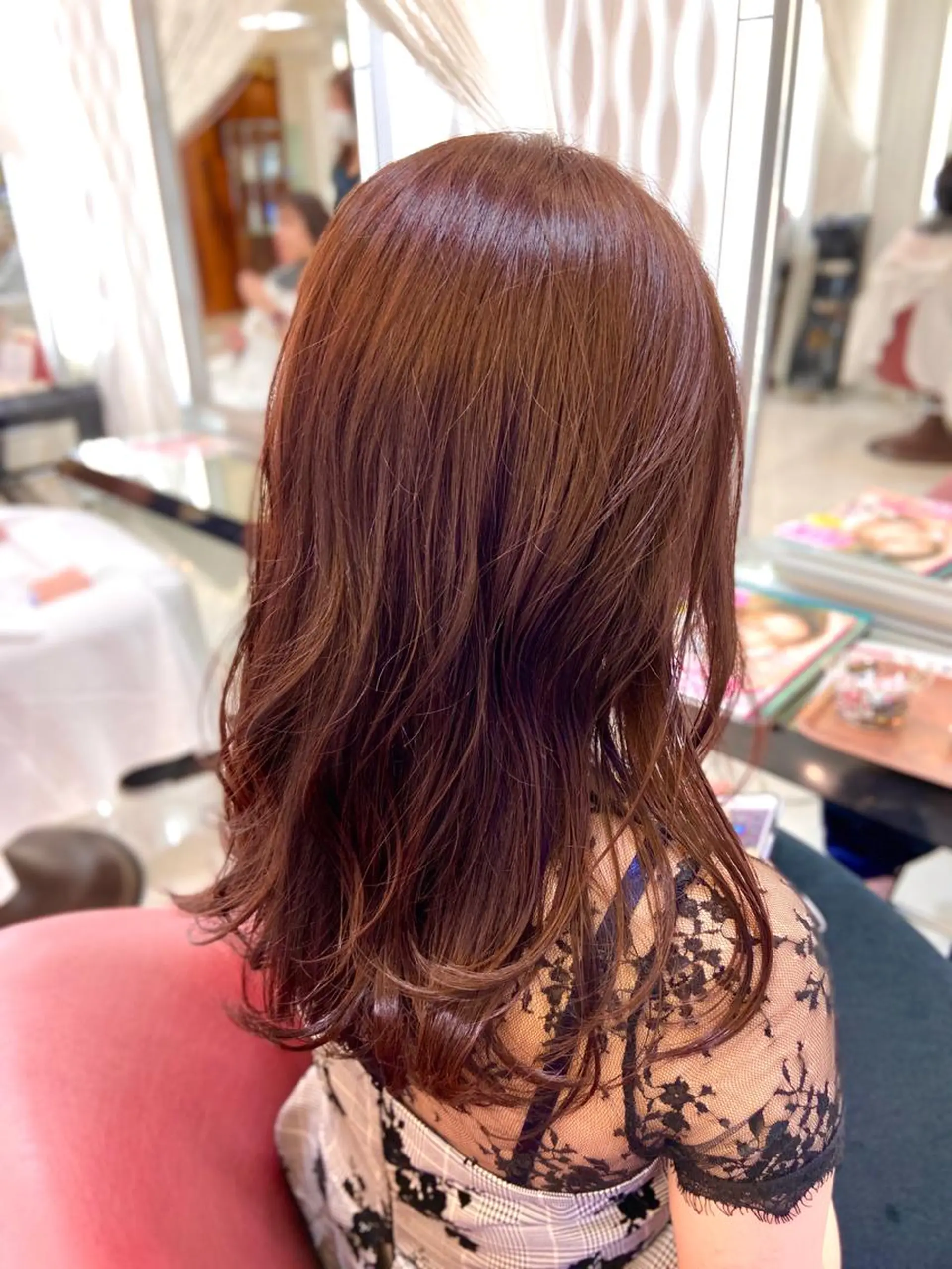 セミロング カラー カット ヘアカラー 【髪質改善×カラー】 QUALIS沓掛貴浩のヘアスタイル