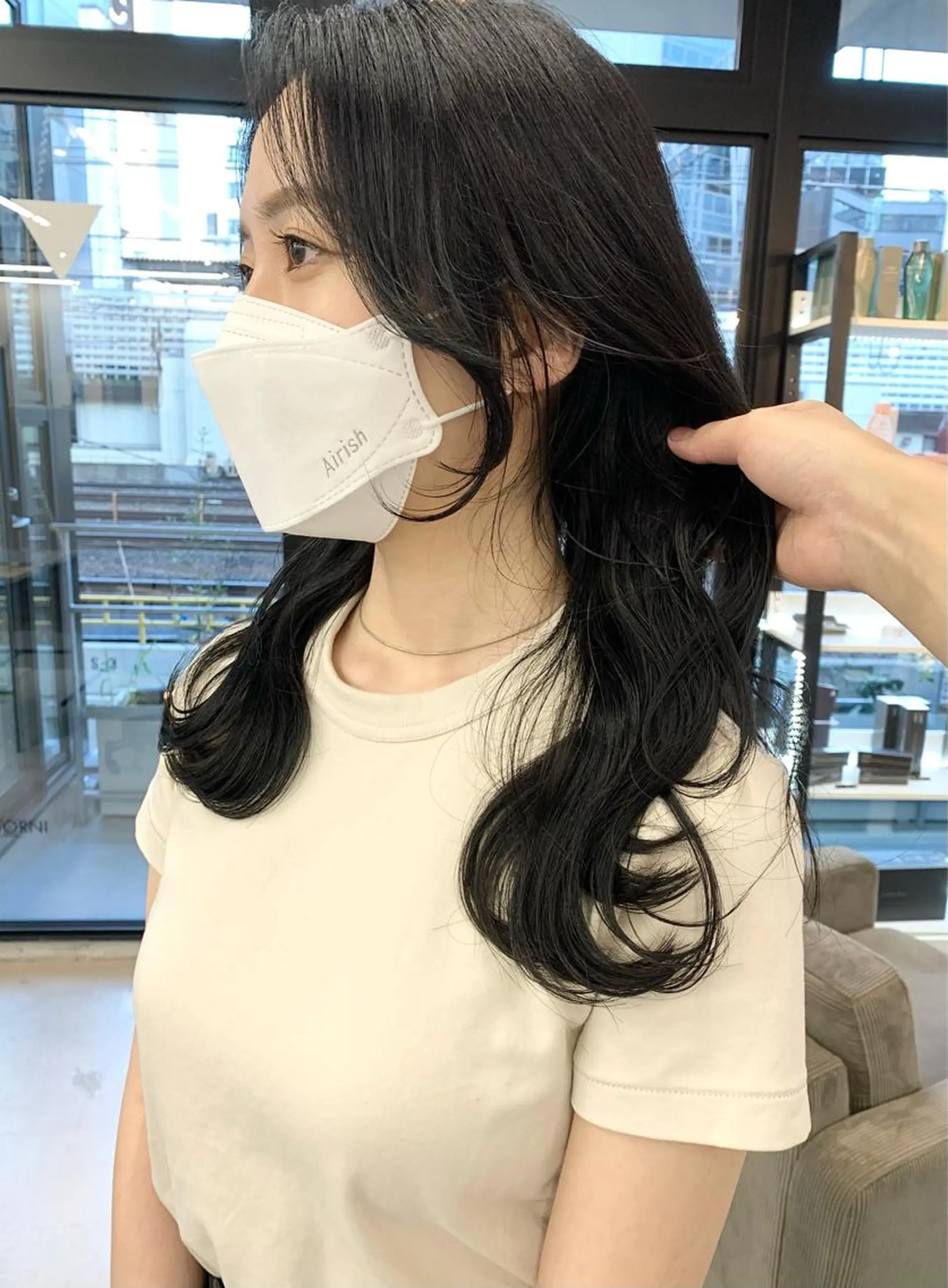 セミロング カラー カット ヘアカラー 樫原裕二/レイヤー カット/透明感カラーのヘアスタイル