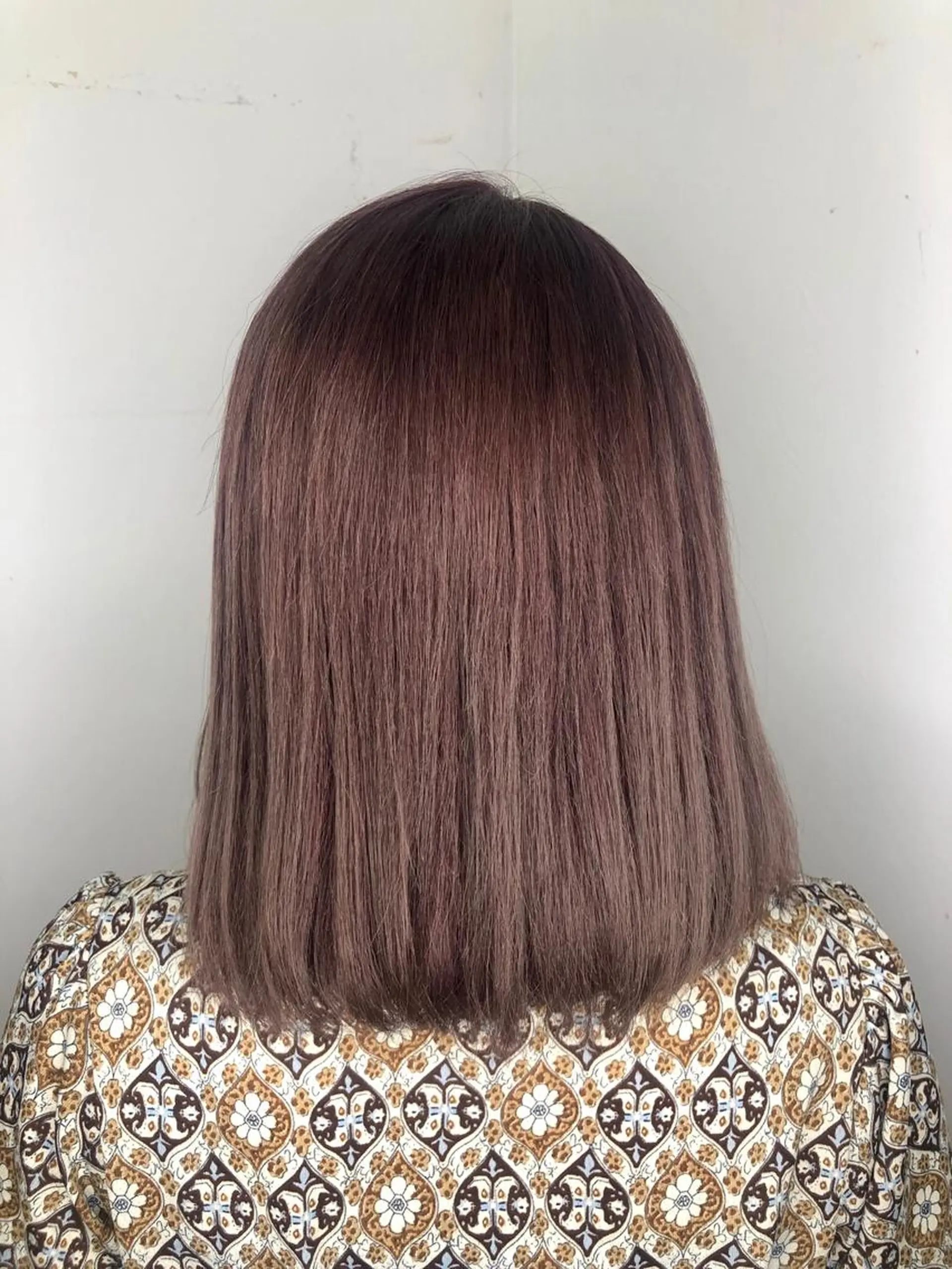 ミディアム カラー ラベンダーカラー ラベンダーピンク ピンクカラー ヘアカラー トリートメント 🤎ベージュカラー/ 髪質改善/山岸🤎のヘアスタイル