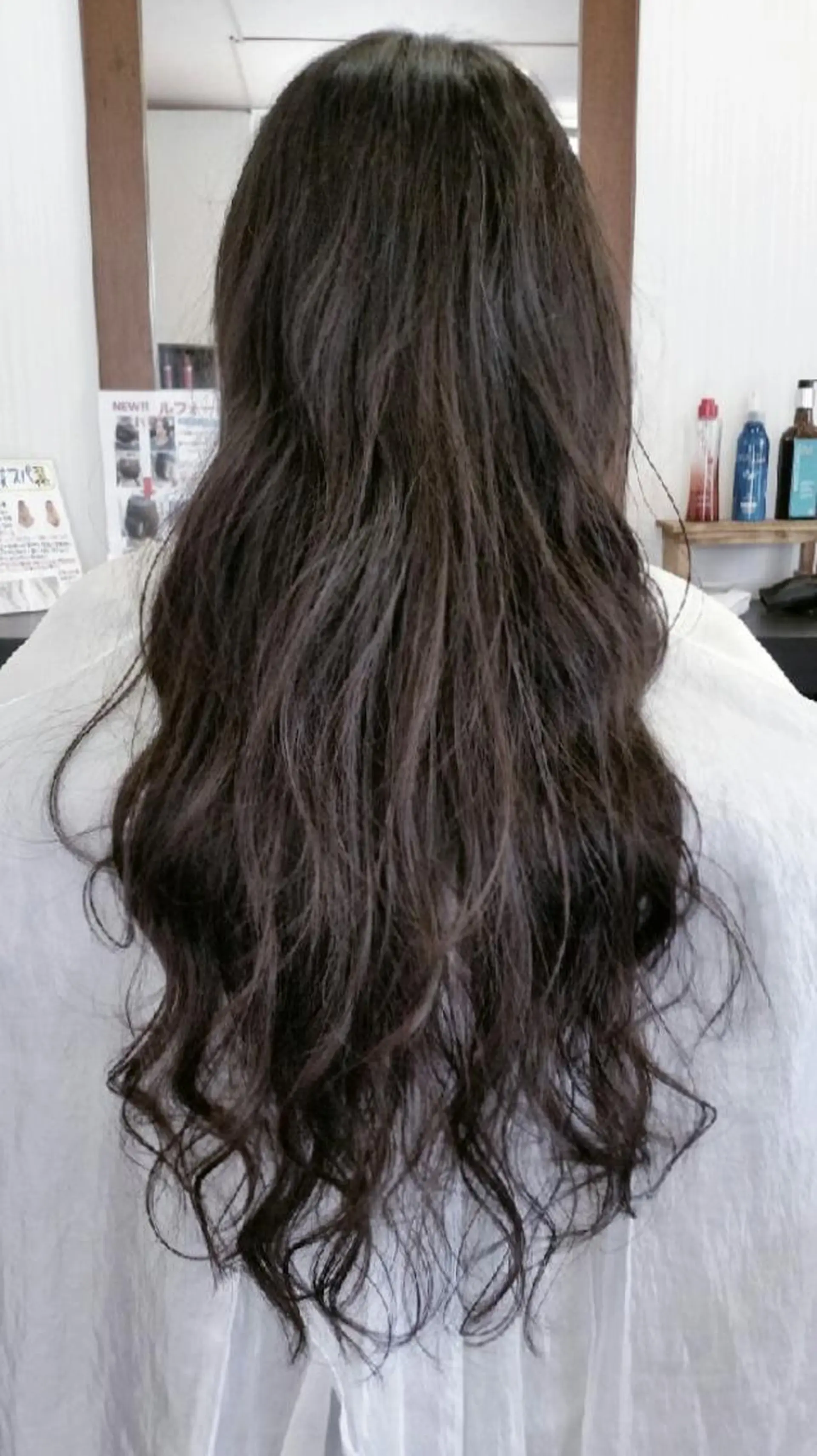 ロング カット パーマ トリートメント 山中 誠一朗のヘアスタイル