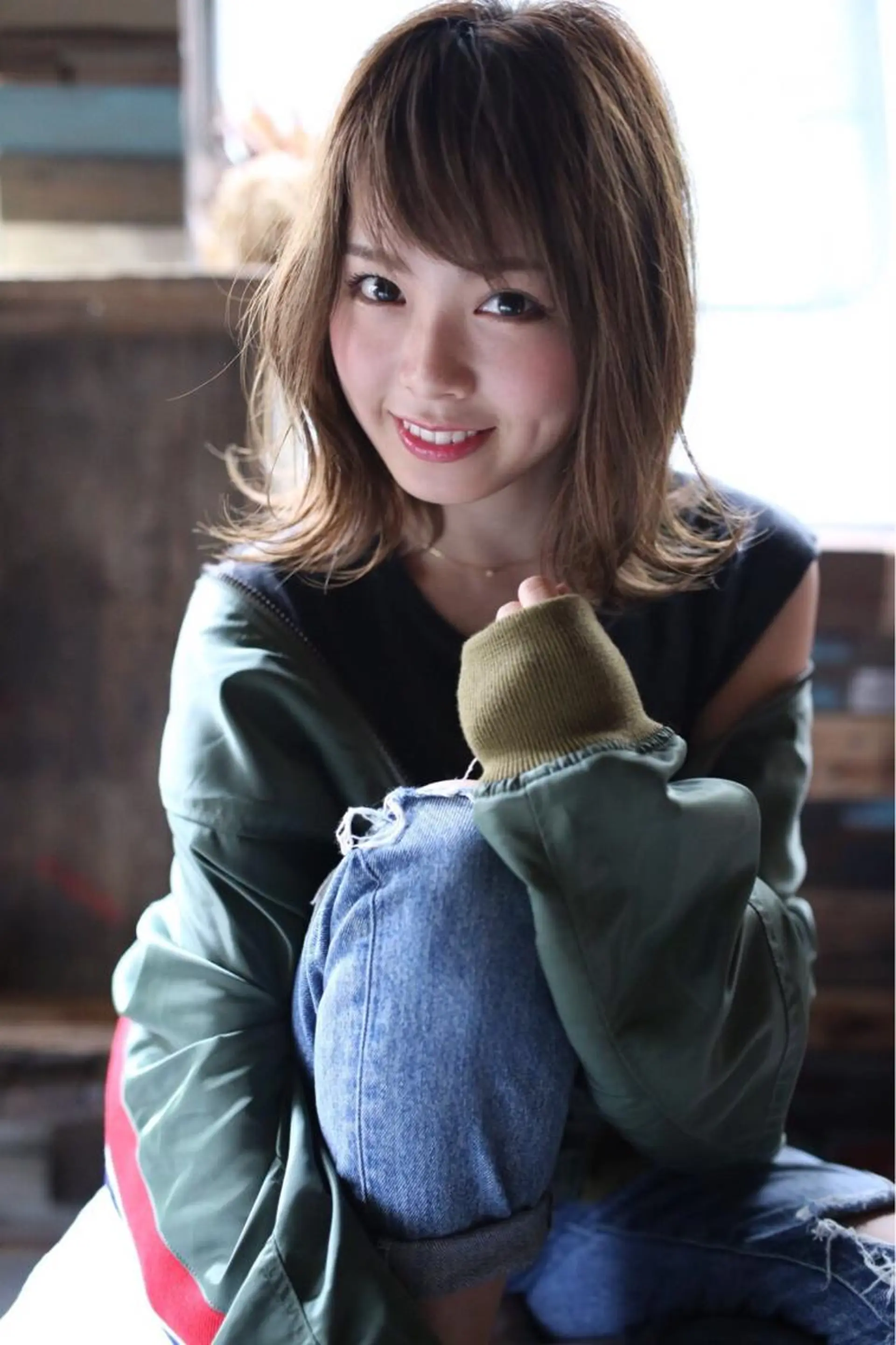 ミディアム パーマ 髪質改善/茅ヶ崎 マツモト リョウのヘアスタイル