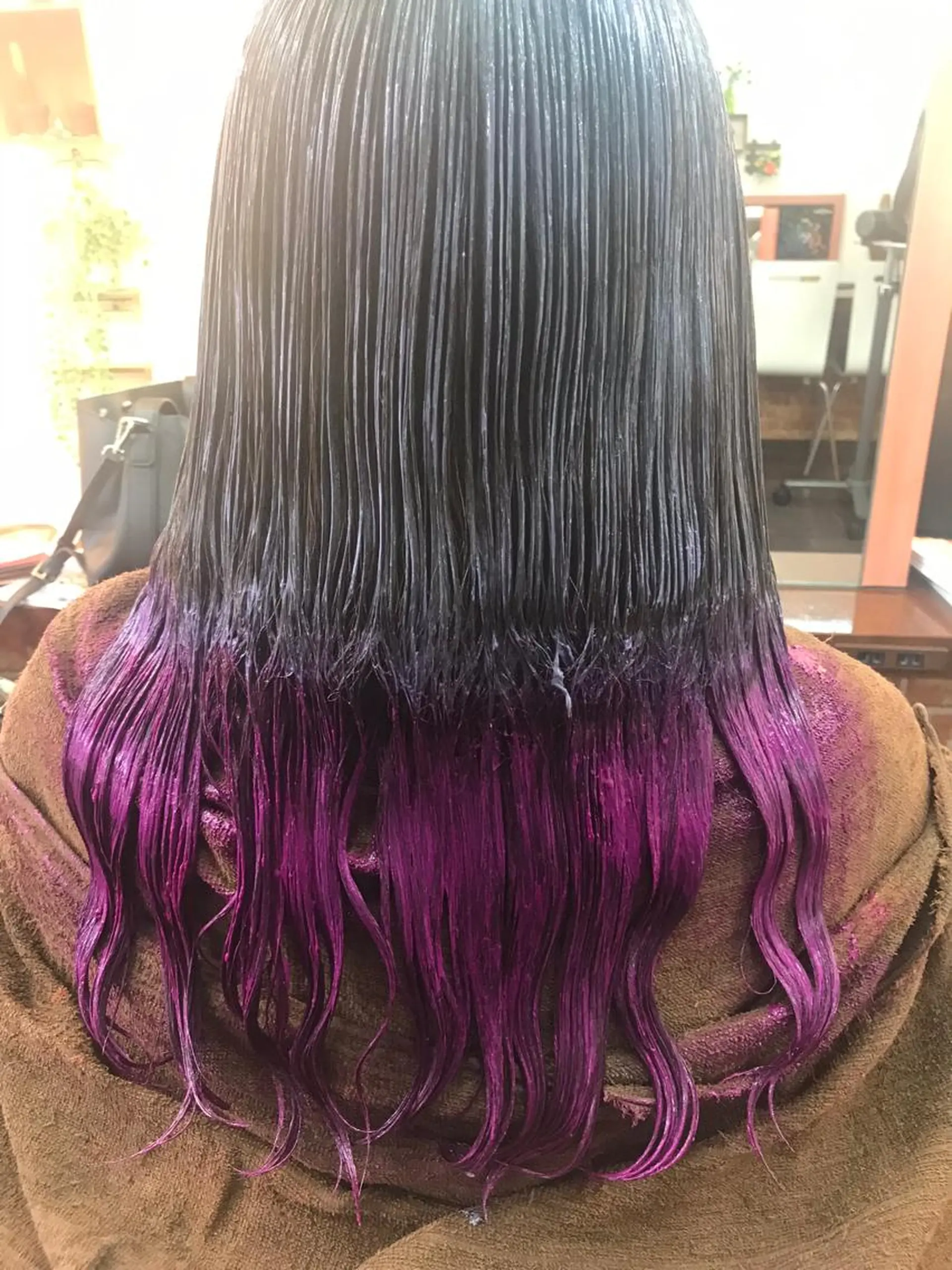 セミロング カラー ヘアカラー トリートメント 桧山 真のヘアスタイル