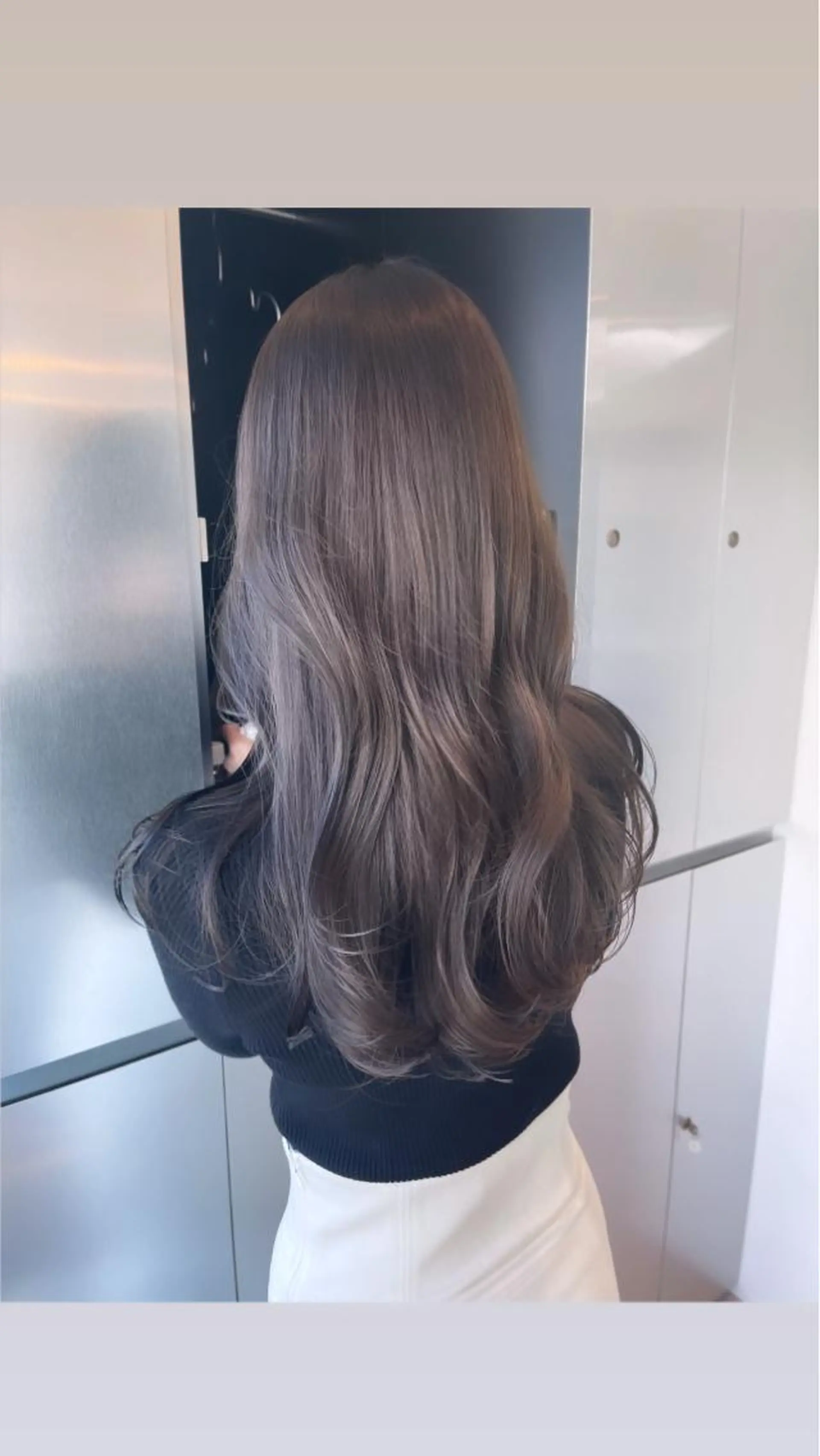 セミロング カラー ヘアアレンジ カット ヘアカラー トリートメント Aloa透明感ヘア ♡kanami♡のヘアスタイル