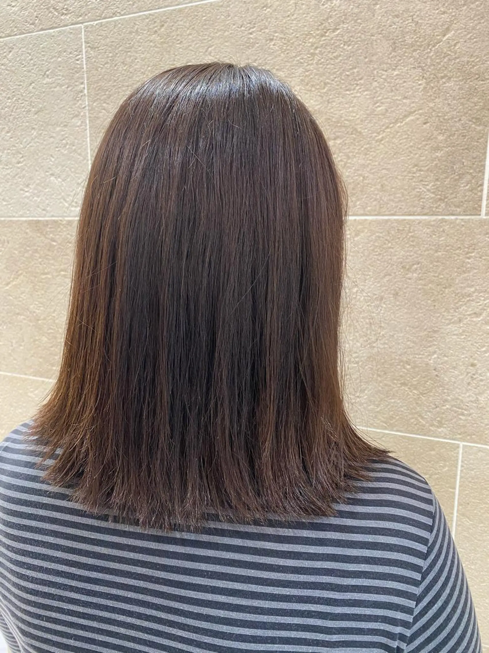 ミディアム ボブ 外ハネヘア 美容室 globe 船橋店【グローブ】所属・福木 康助のヘアスタイル