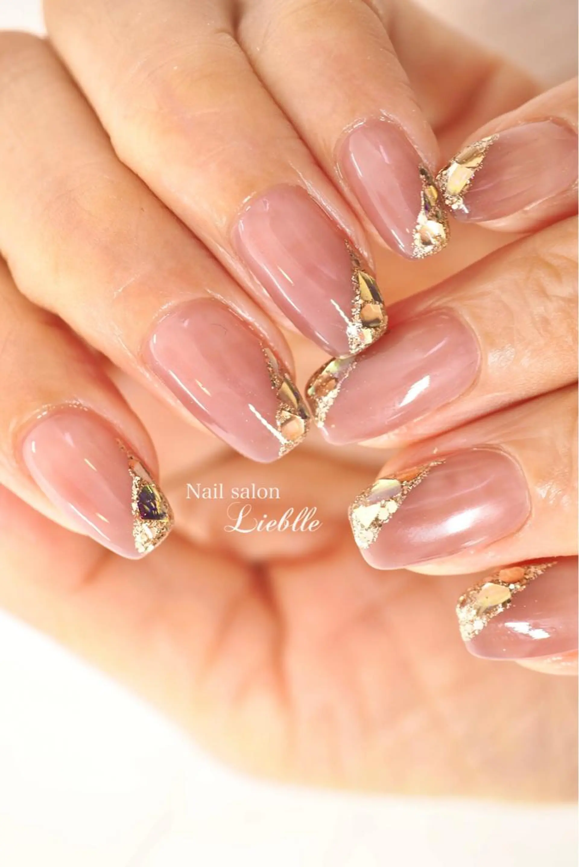 ミディアム カラー ネイル ハンドネイル Nail salon Lieblleのネイルデザイン