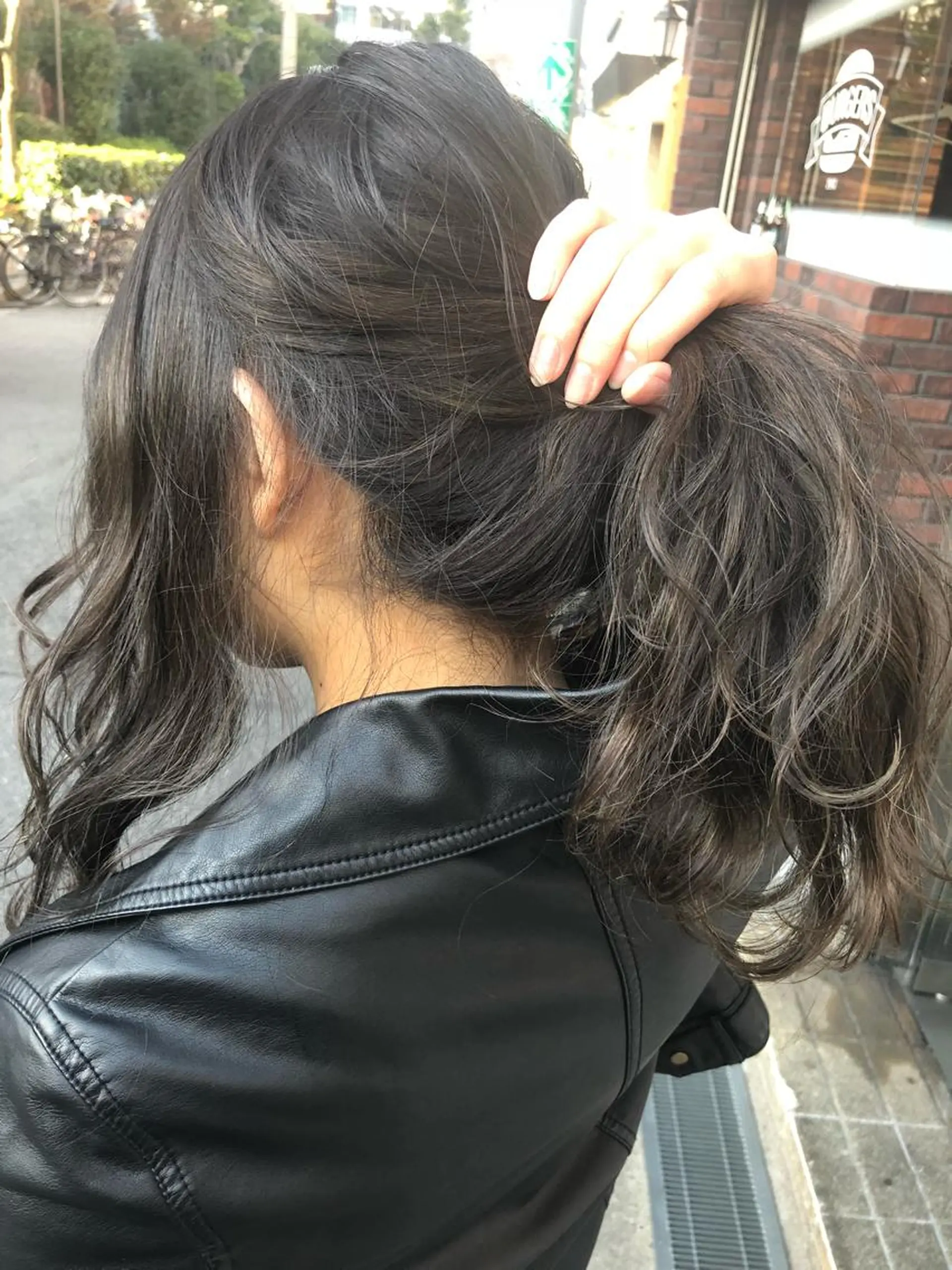 ミディアム カラー 髪質改善 中川 翔のヘアスタイル