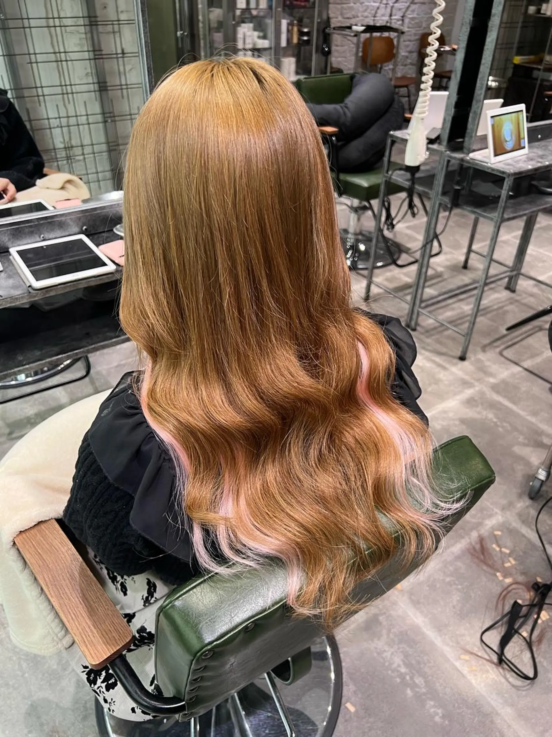 ロング カラー カット エクステ AYANE 韓国ヘア /レイヤーカットのヘアスタイル