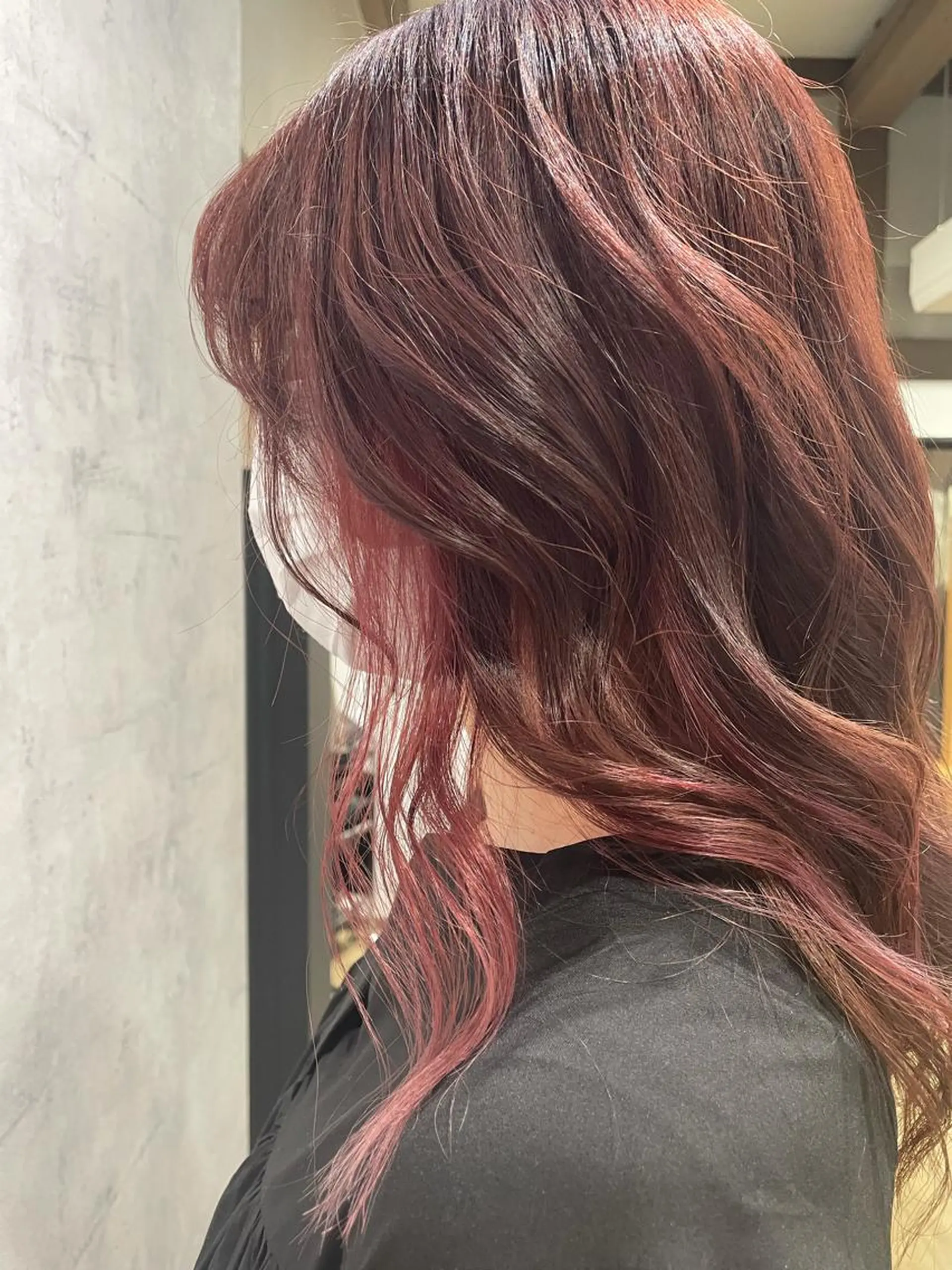 ロング 木村 真知子のヘアスタイル