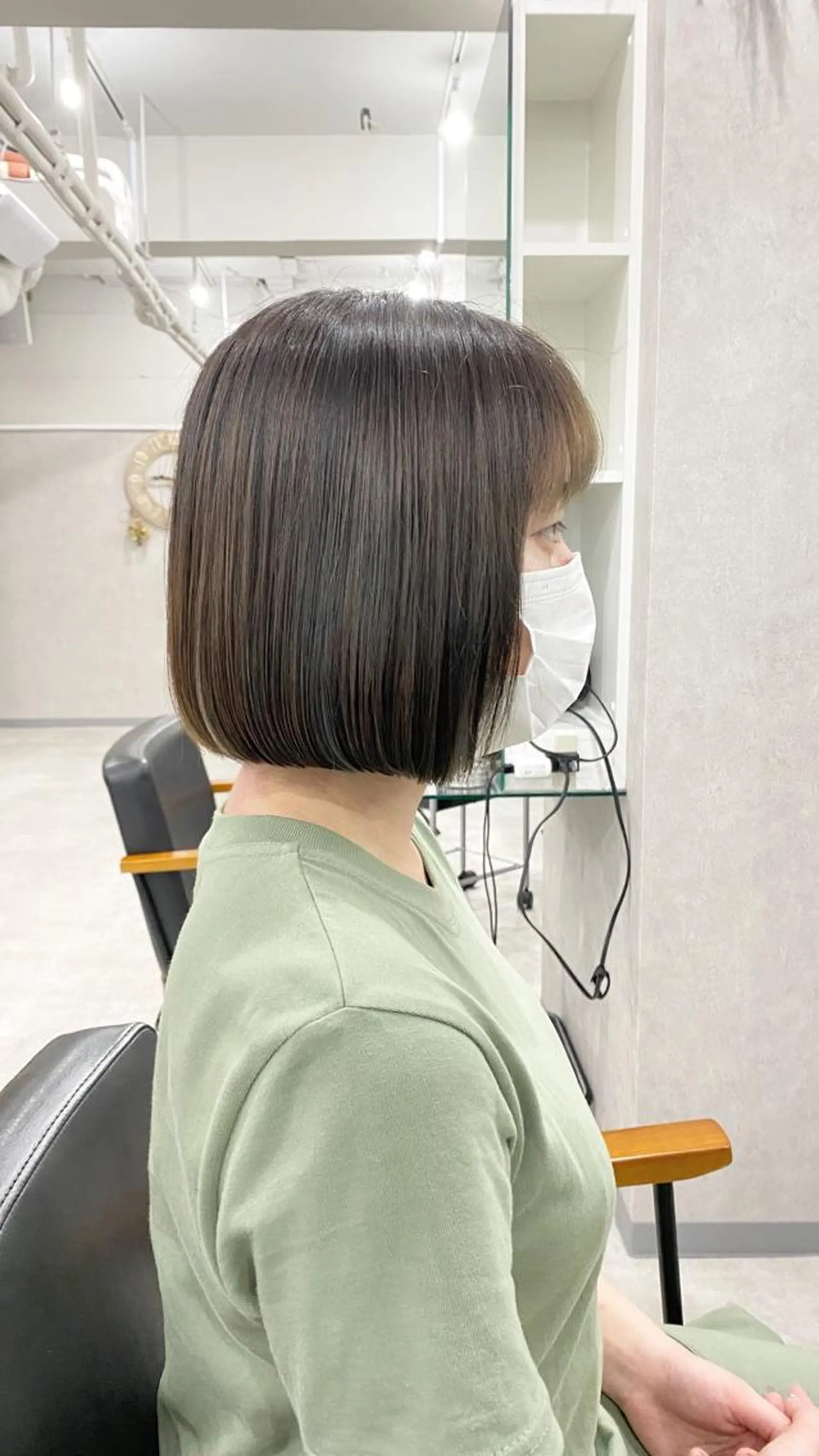 ミディアム カラー ⭐️ショート⭐️美髪 矯正⭐️水口陸のヘアスタイル