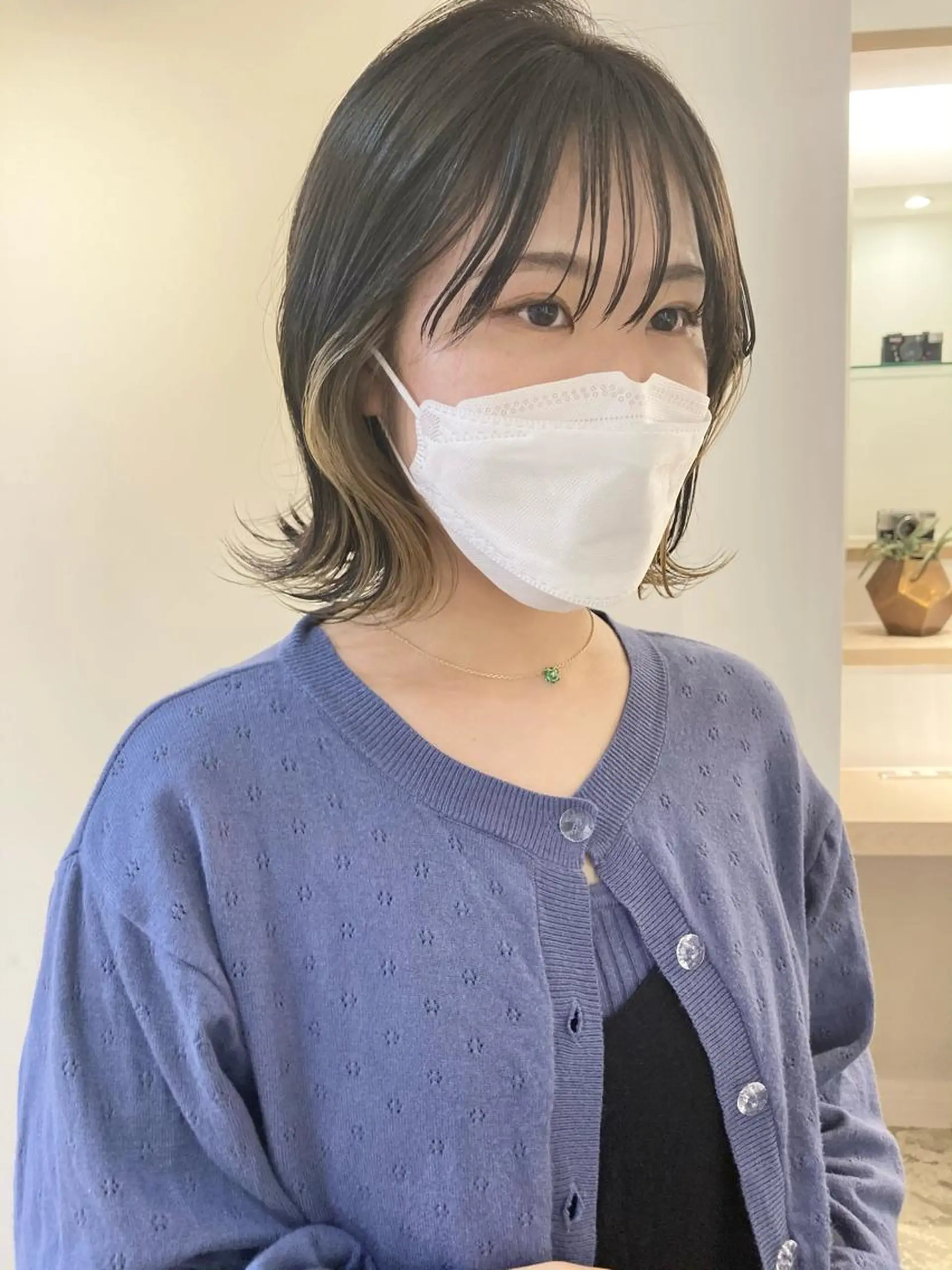 ショート カラー デザインカラー ダブルカラー インナーカラー 宮城 星のヘアスタイル