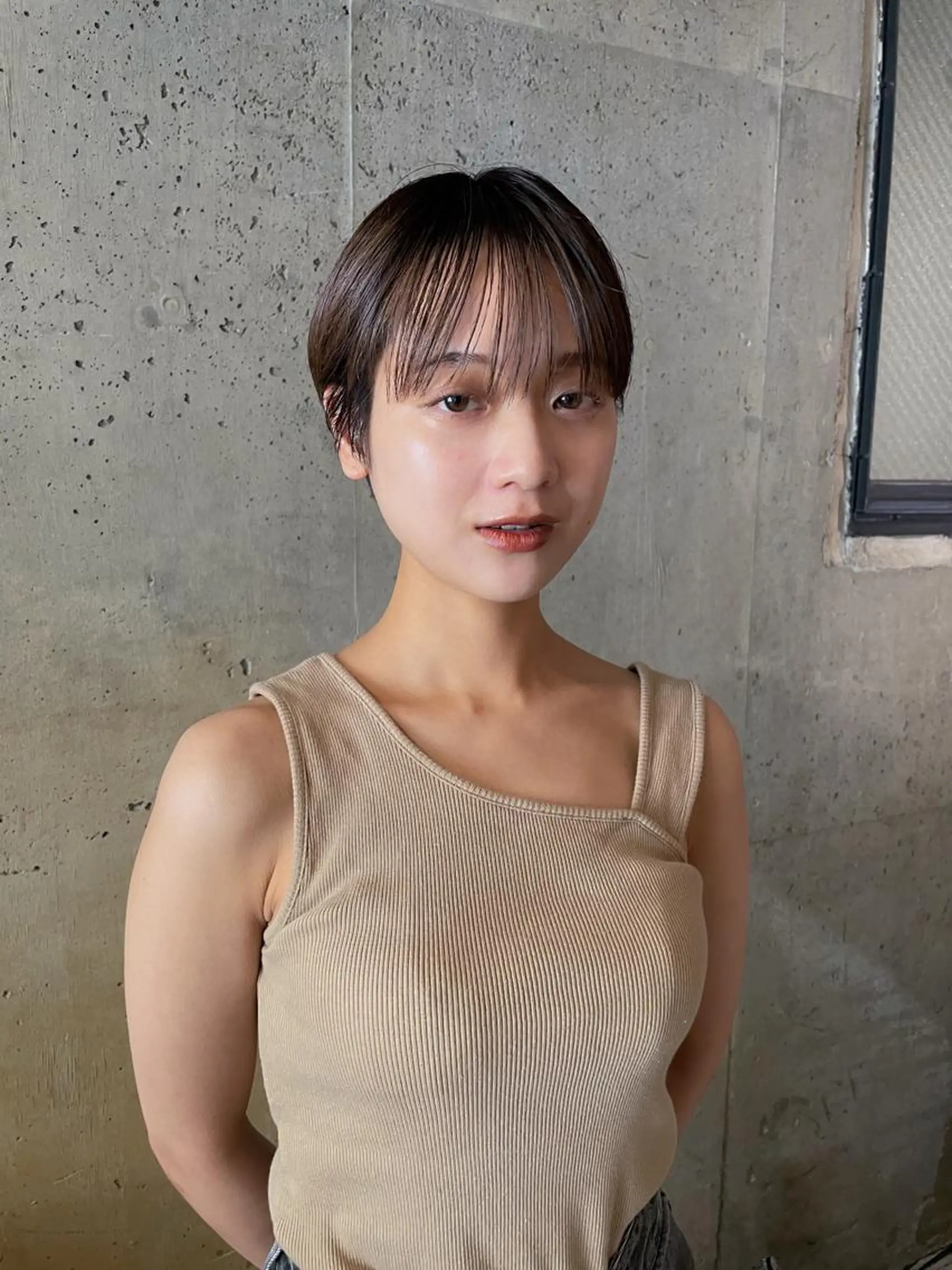 ショート カラー カット トリートメント パーマ/レイヤー 岩山丈一郎のヘアスタイル