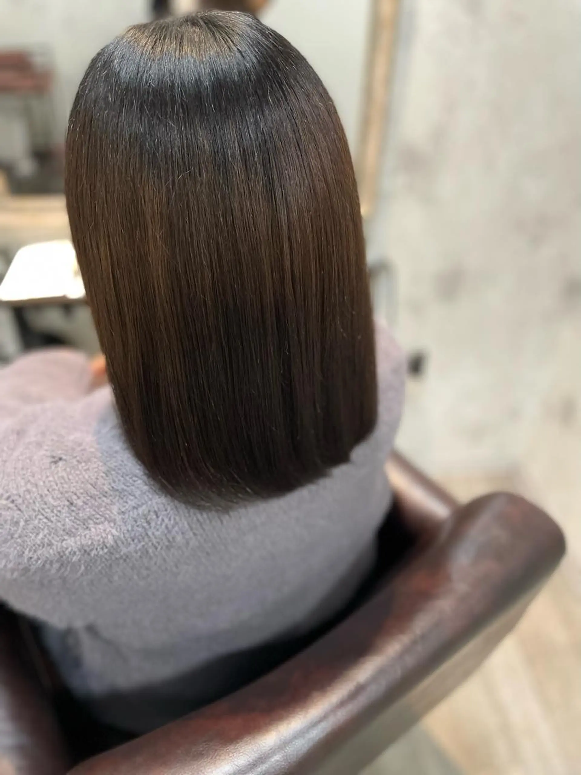 ミディアム 髪質改善/縮毛矯正 アンナ🍊のヘアスタイル