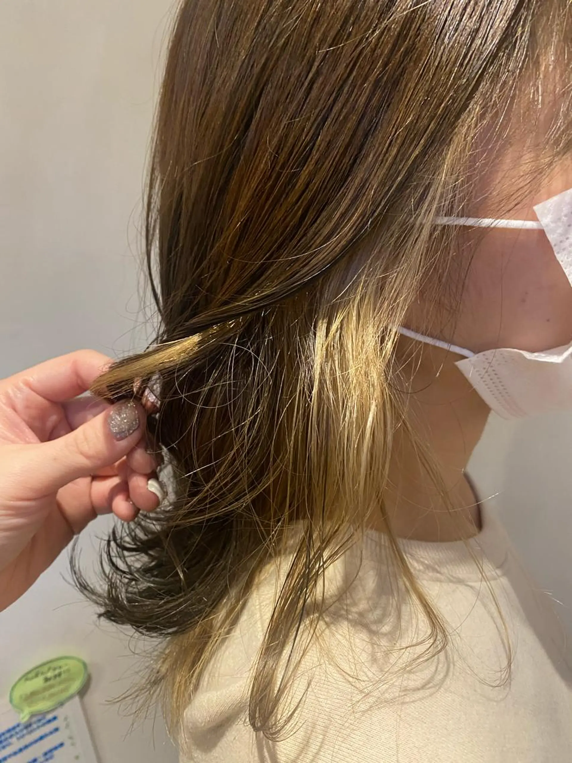 セミロング カラー インナーカラー 🦋店長🦋 ほんさわ みずきのヘアスタイル