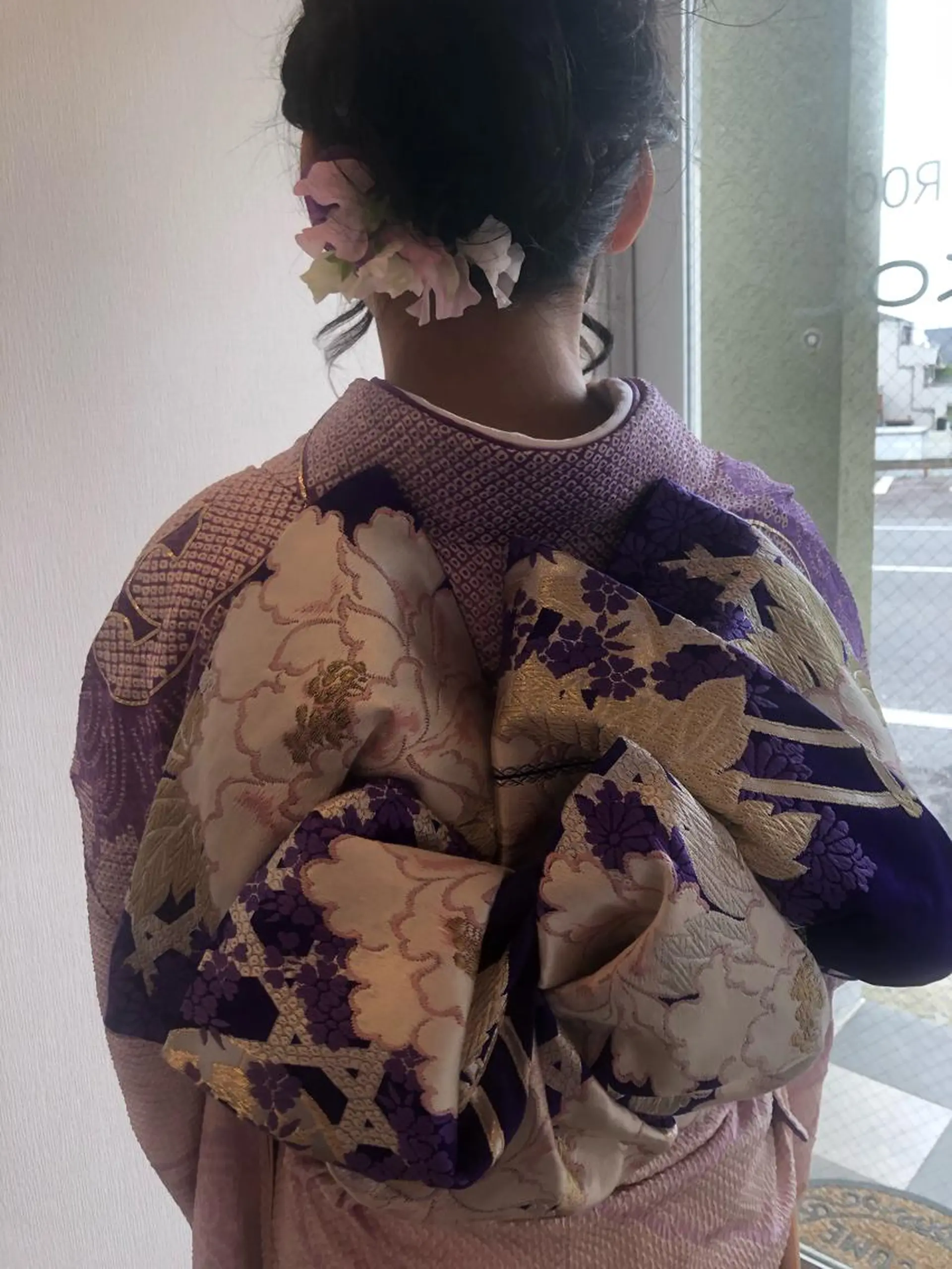 セミロング 着付け 石野 智華のヘアスタイル