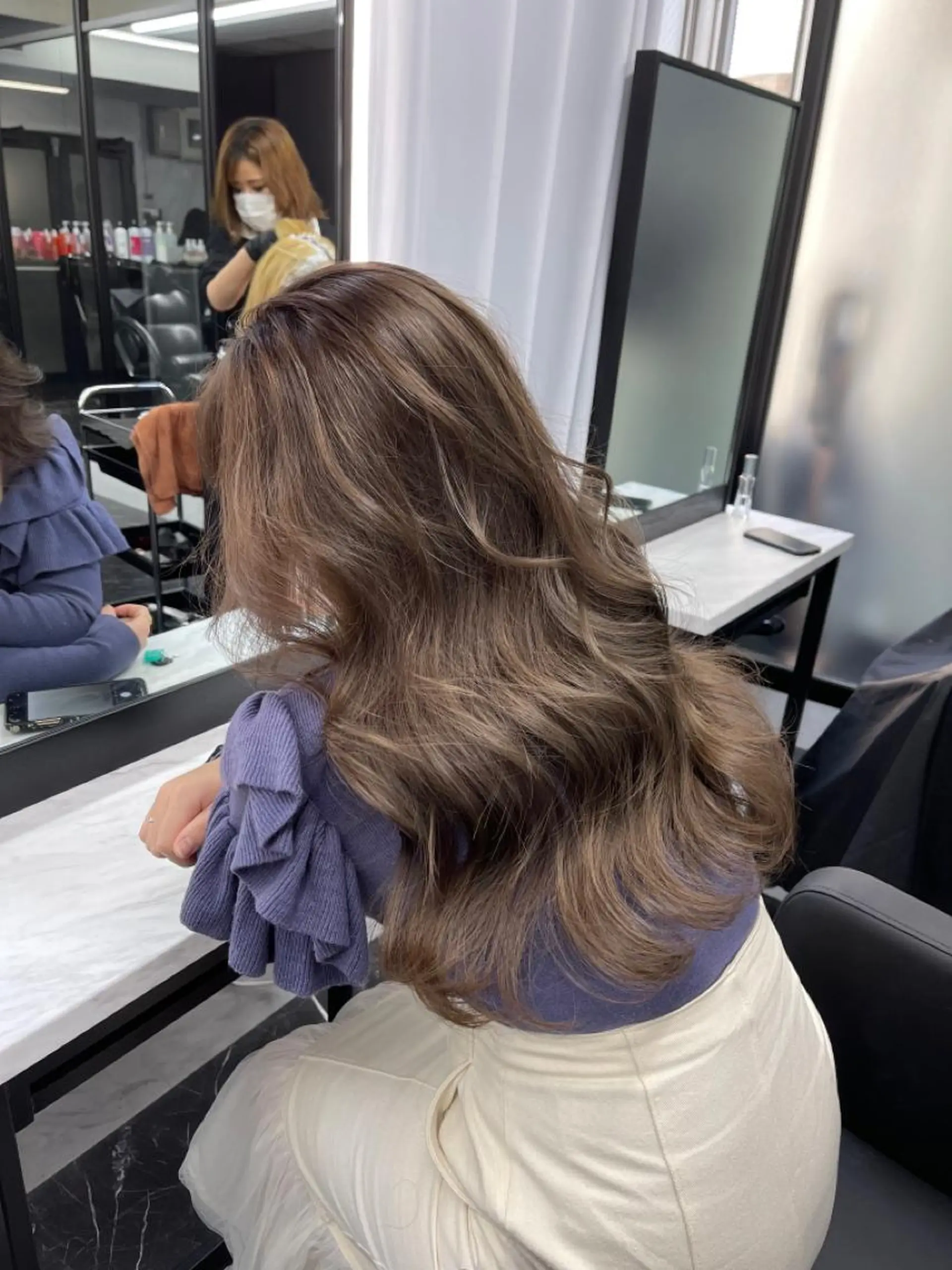 ロング カラー ヘアアレンジ assistant REIのヘアスタイル