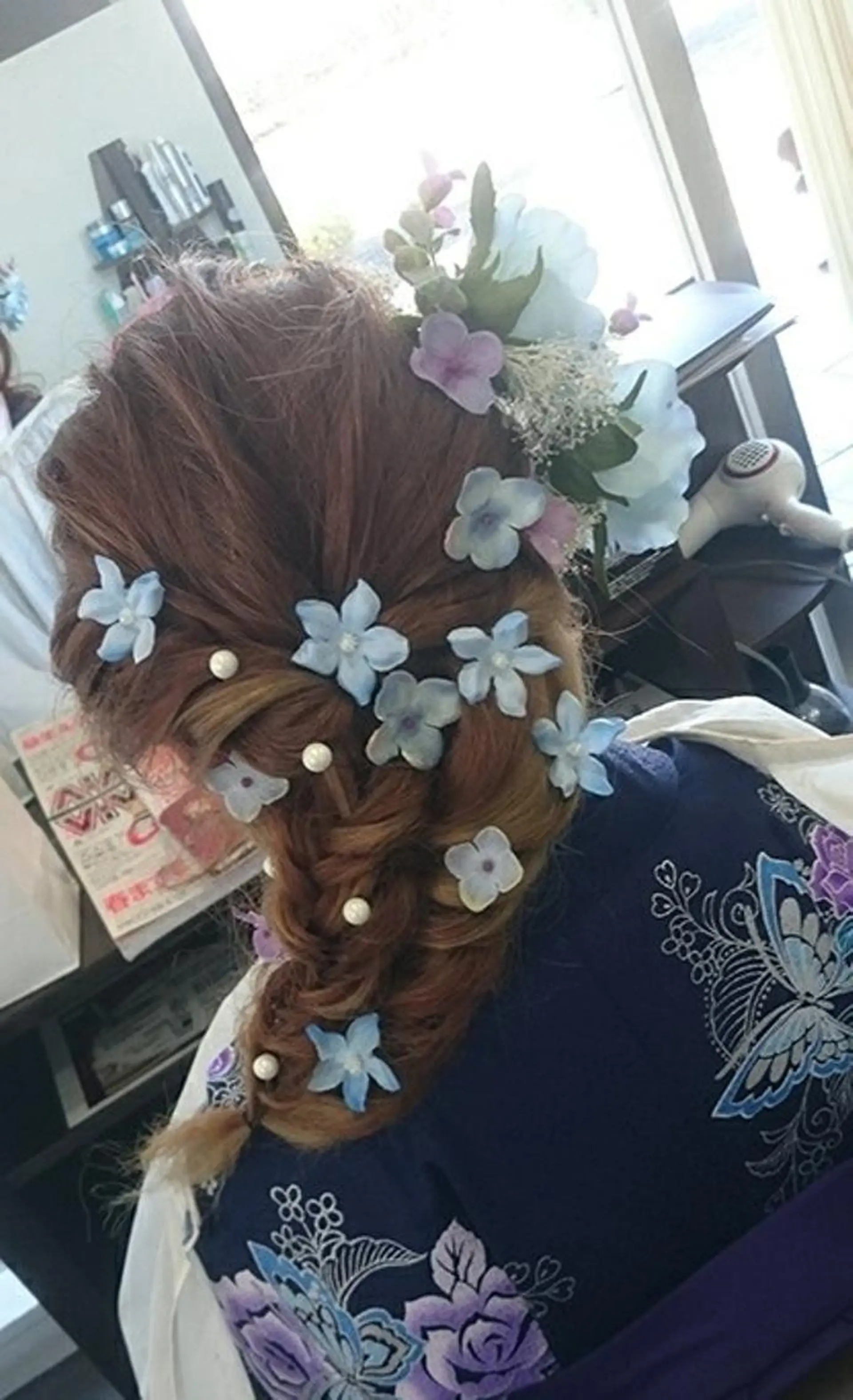 セミロング ヘアアレンジ パーマ カラー 浴衣 カット ヘアカラー トリートメント ヘッドスパ Add9 柳田健登のヘアスタイル