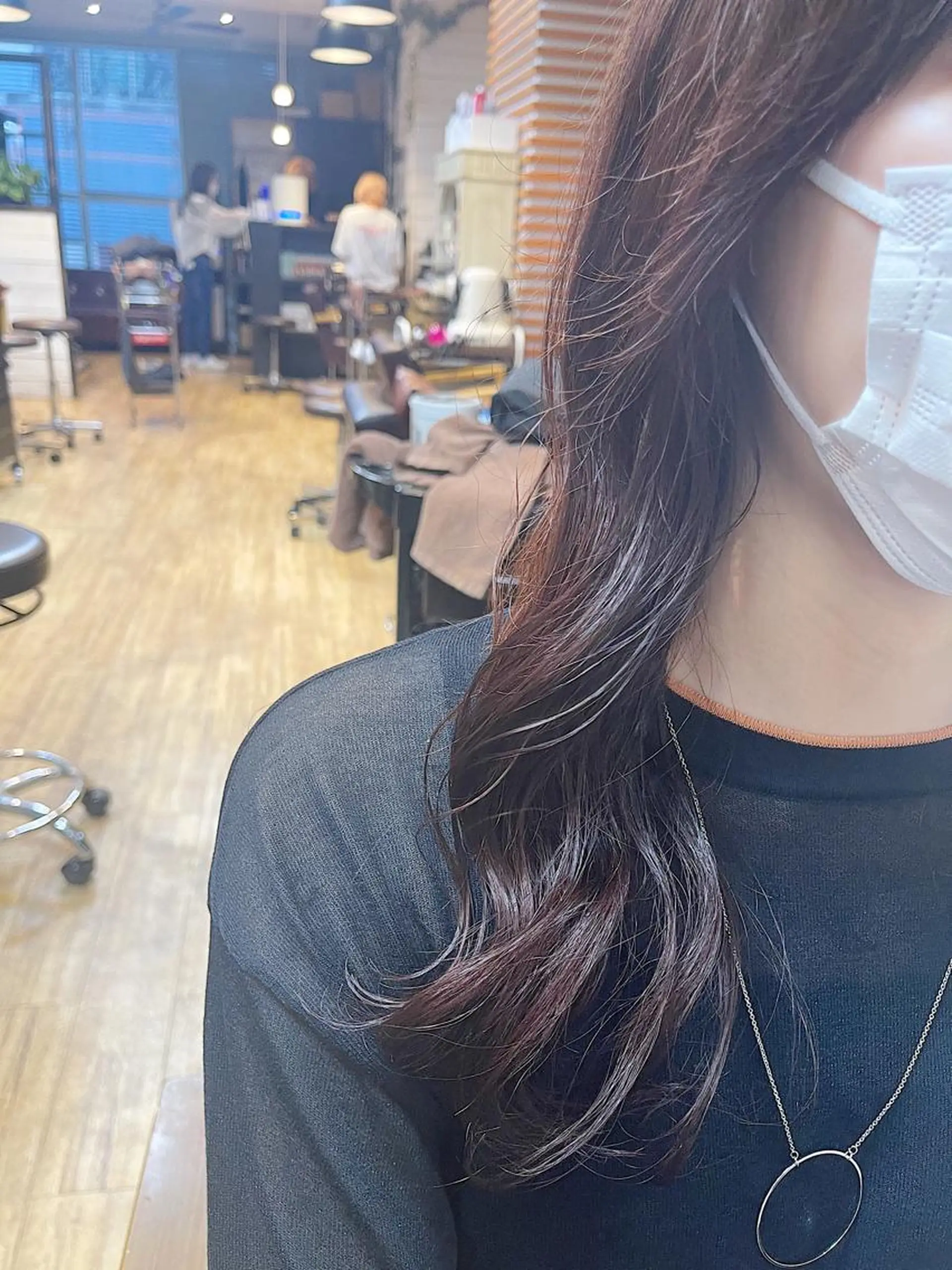 ロング パーマ トリートメント 平田 たかしのヘアスタイル