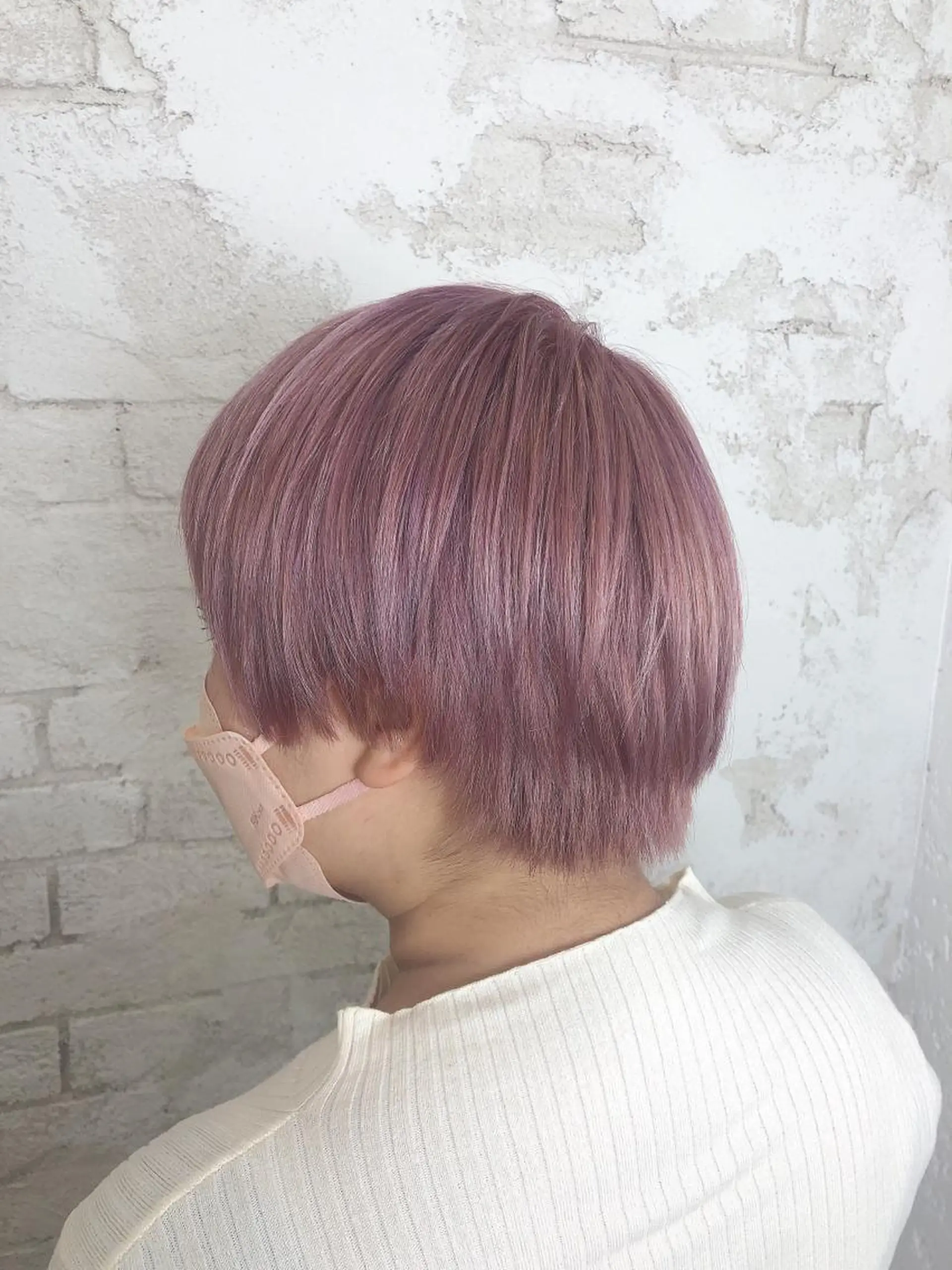 ショート カラー ヘアカラー トリートメント ヘッドスパ ヘアセット ️韓国ヘア／レイヤー カットYūka❤️のヘアスタイル