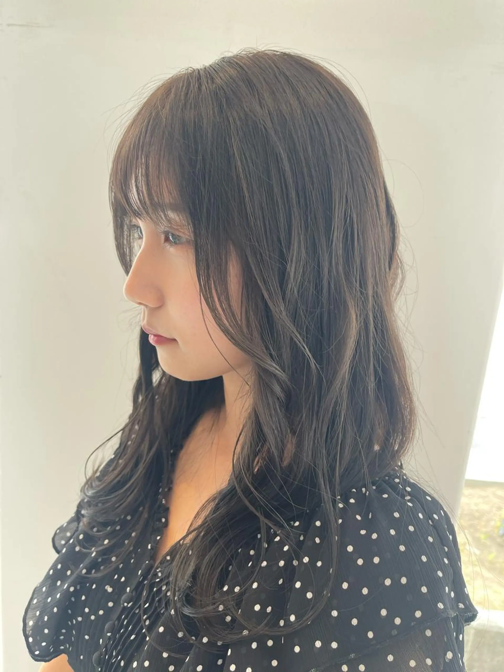 セミロング カラー アッシュ 透明感カラー TSUBASA▫️ ブリーチ#エクステのヘアスタイル