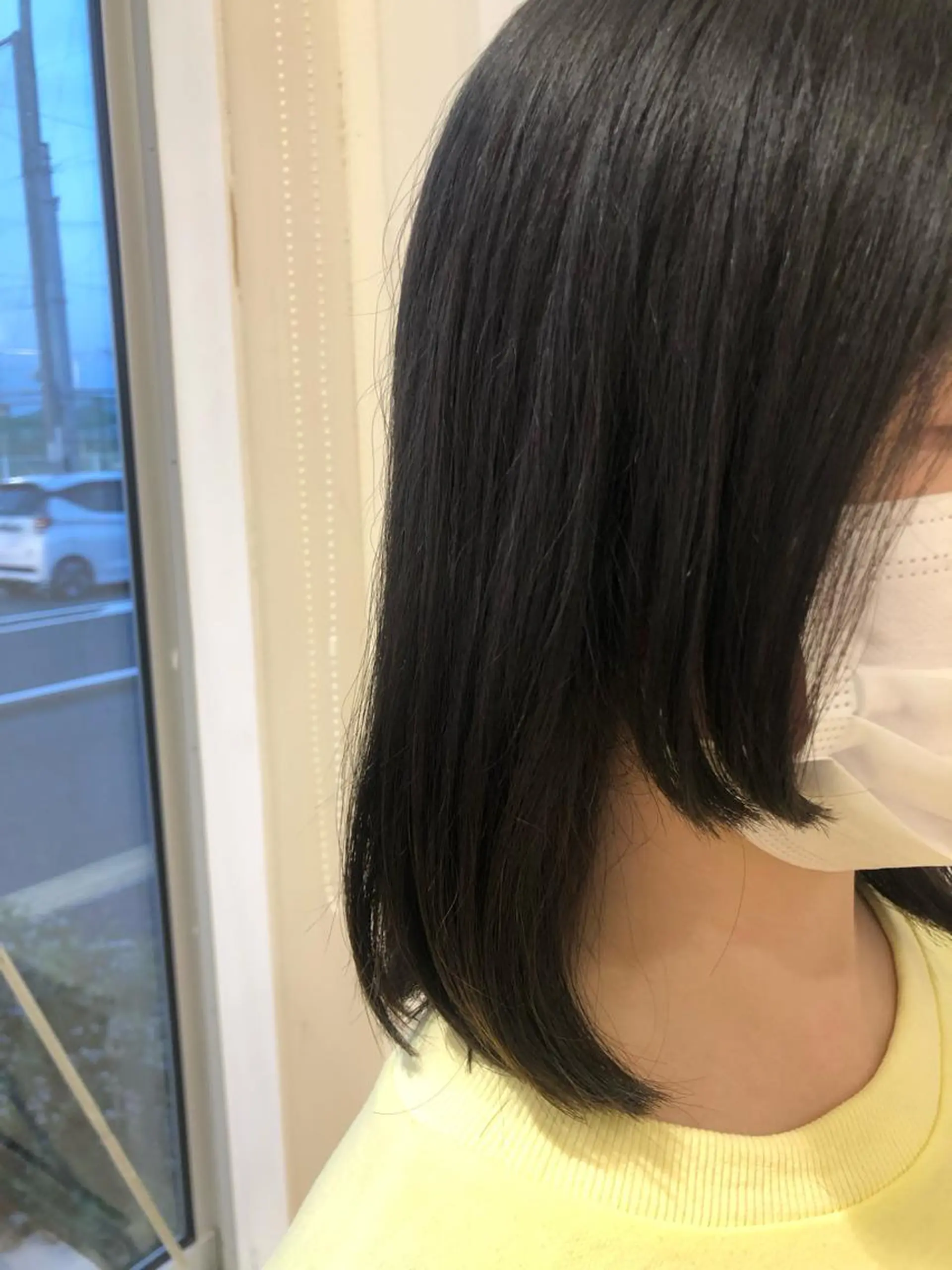 ミディアム カット 松原 愛莉のヘアスタイル
