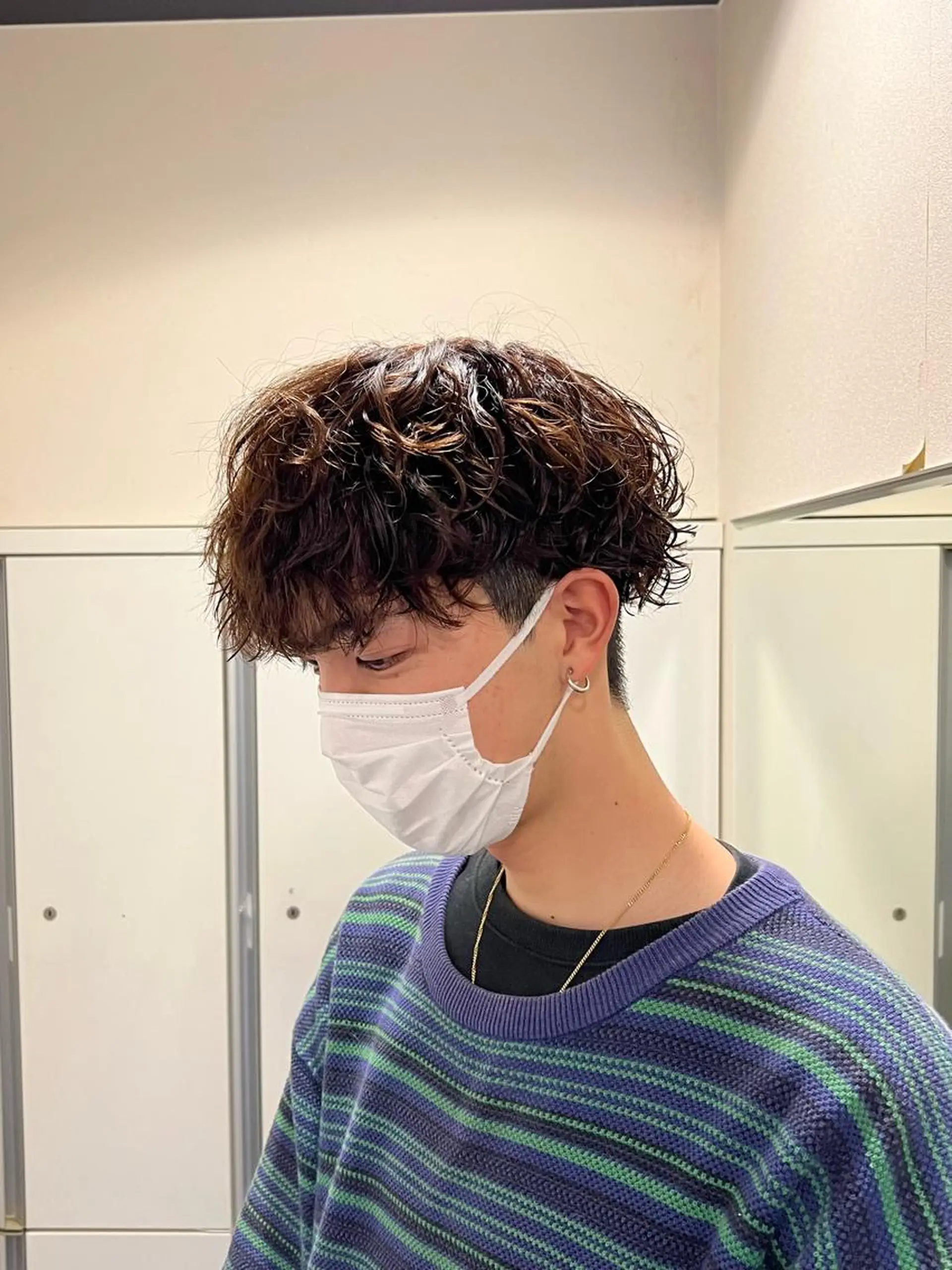 ショート パーマ メンズ メンズパーマ 茅ヶ崎パーマ特化/ スパイラル/ハルキのヘアスタイル