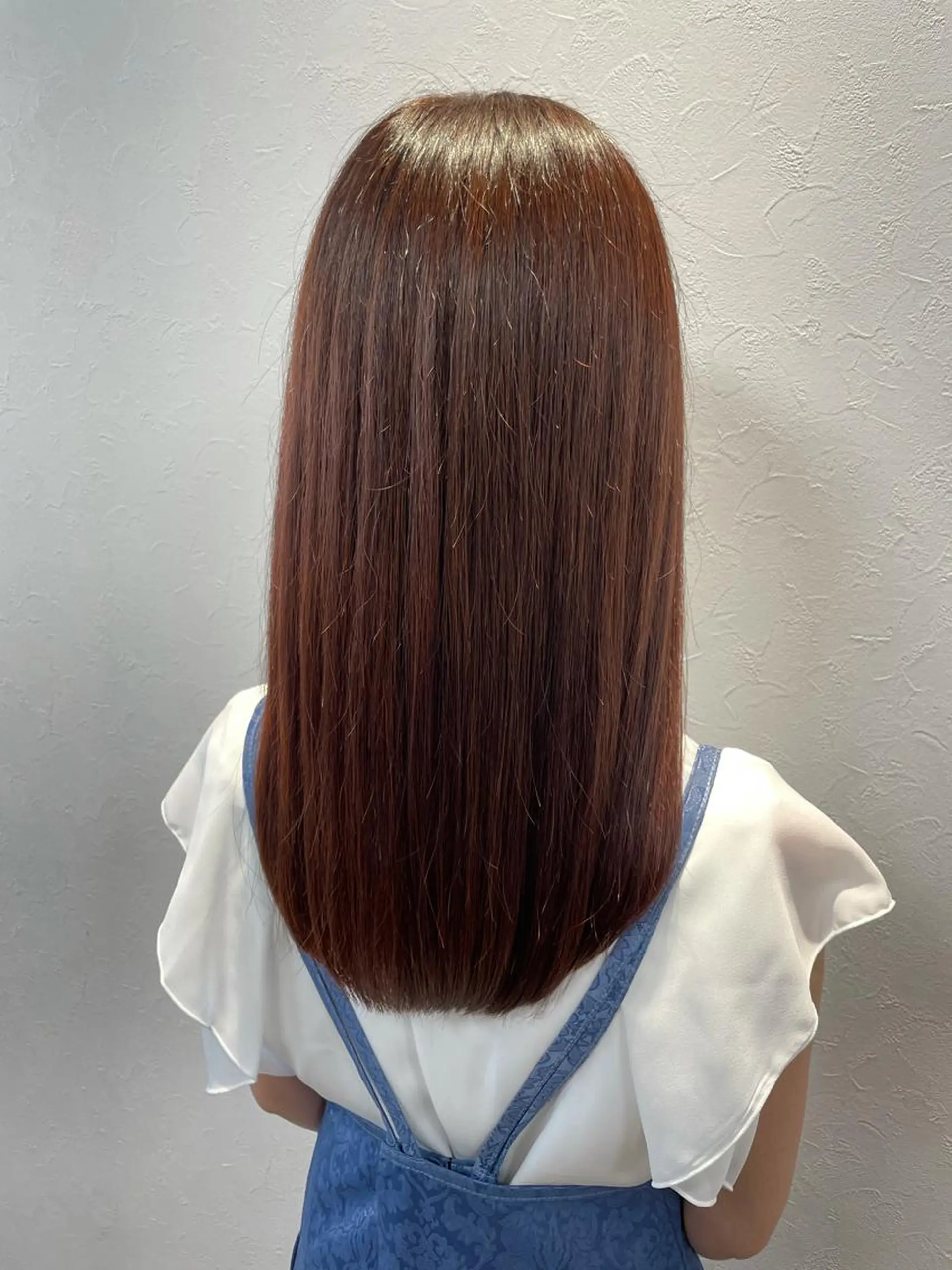 セミロング カット ヘアカラー 髪質改善×METEO 店長 貞松直也のヘアスタイル