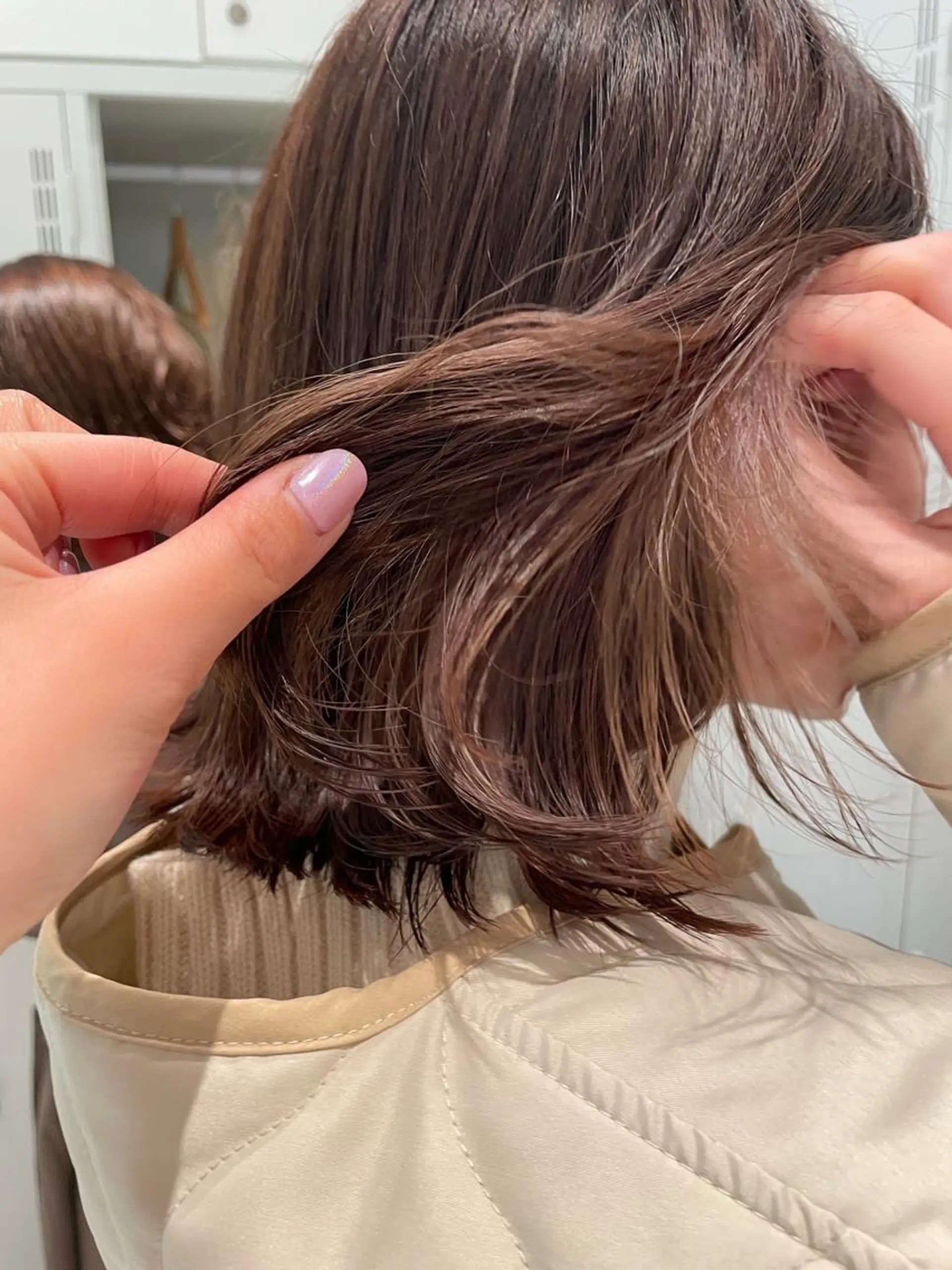 ミディアム 💗モデルカット 募集中のヘアスタイル