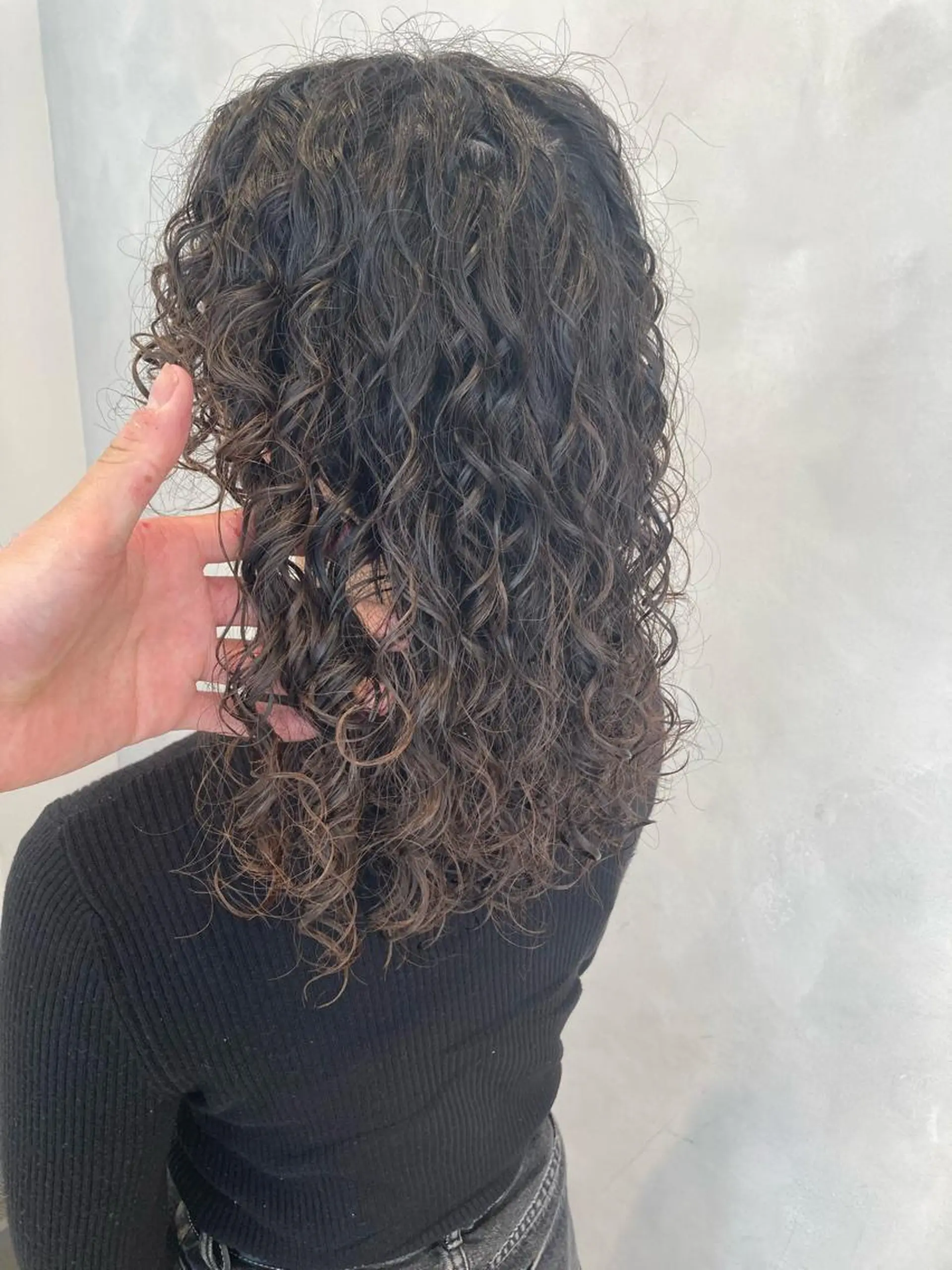 セミロング パーマ ✳️ウルフ/メンズ/ スパイラルパーマ✳️のヘアスタイル