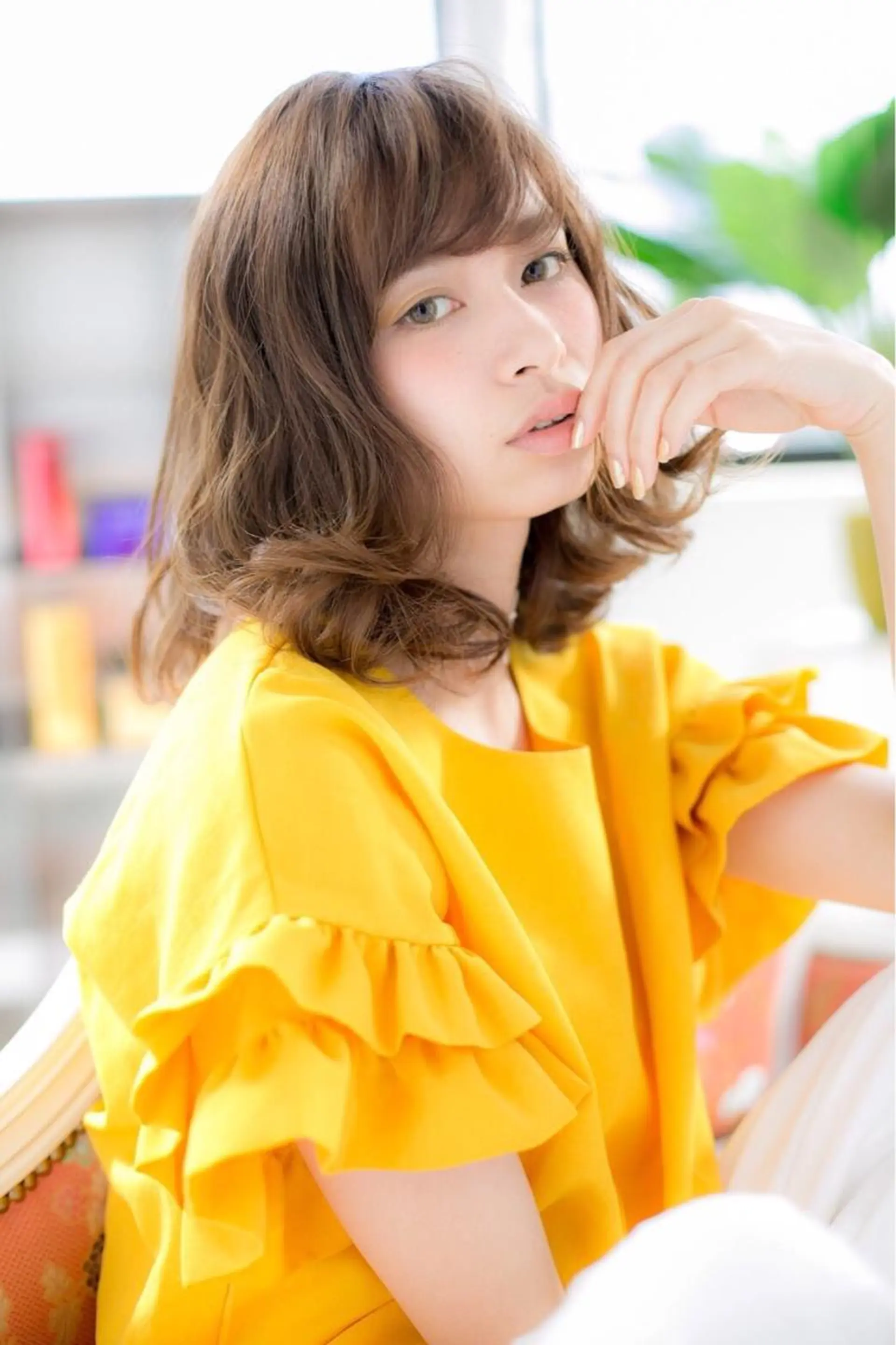 セミロング ヘアアレンジ 🦋Dio...川越 MINAKI🦋のマツエク・マツパデザイン