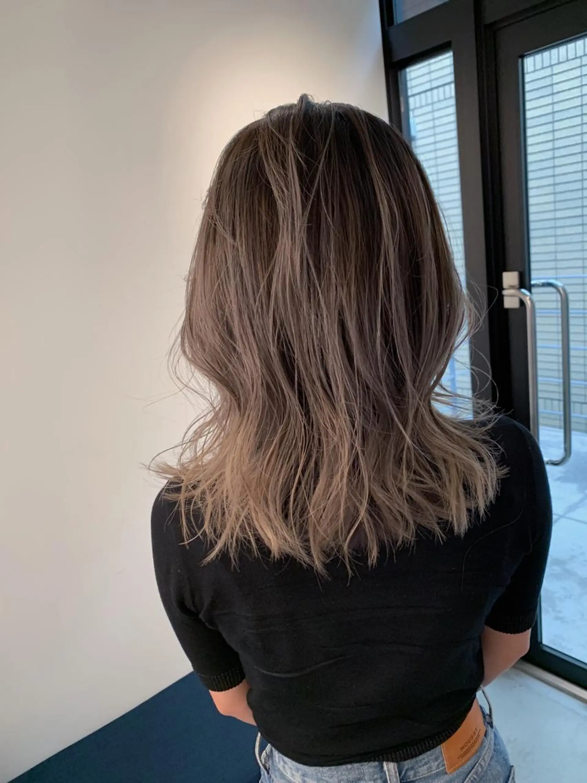 ミディアム カラー ベージュカラー ラベンダーカラー ラベンダーベージュ 【完全マンツー 恵比寿】佐藤 翔のヘアスタイル