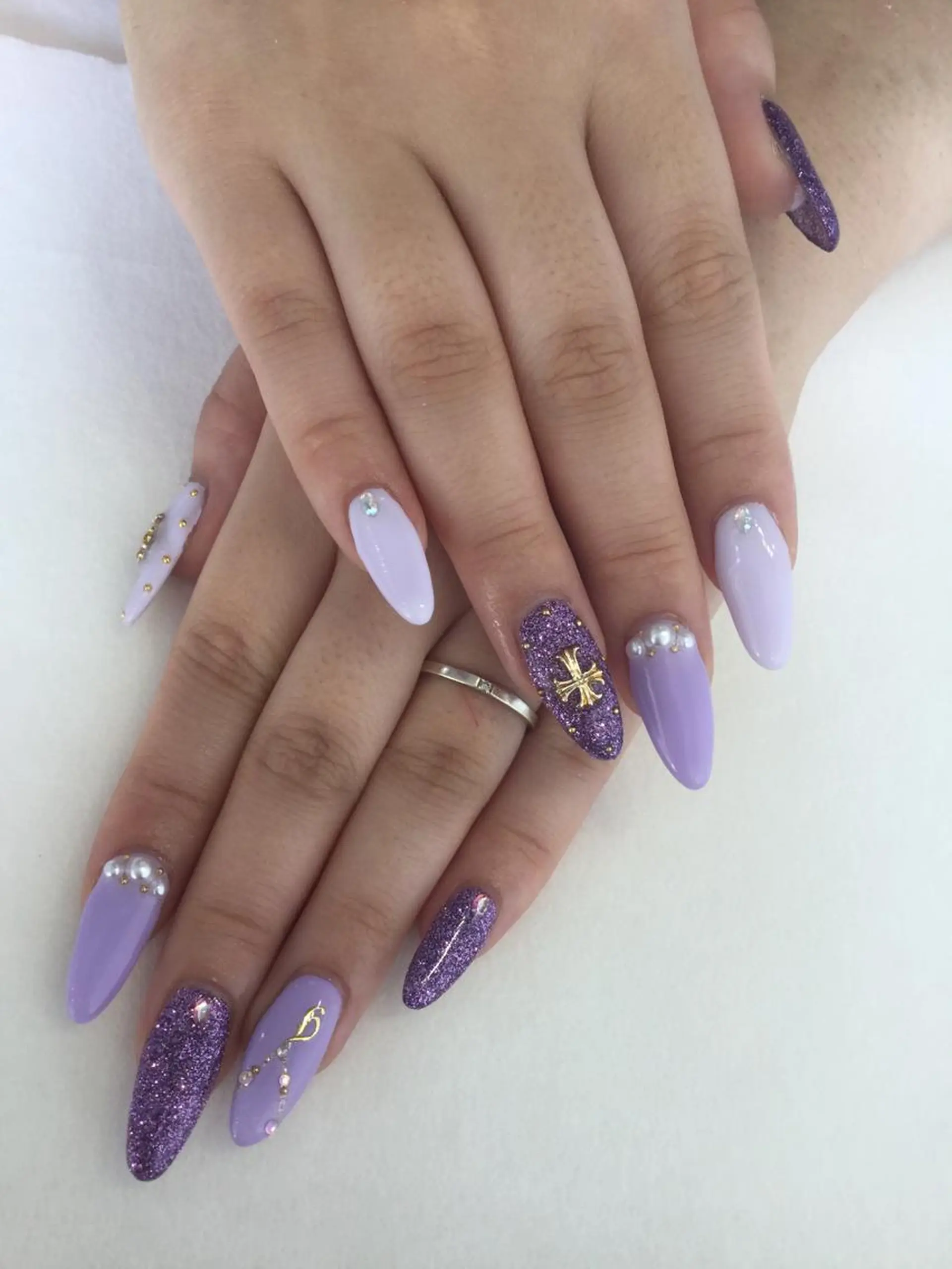 ネイル ハンドネイル 💎🐰 saki. m 🐰💎のネイルデザイン