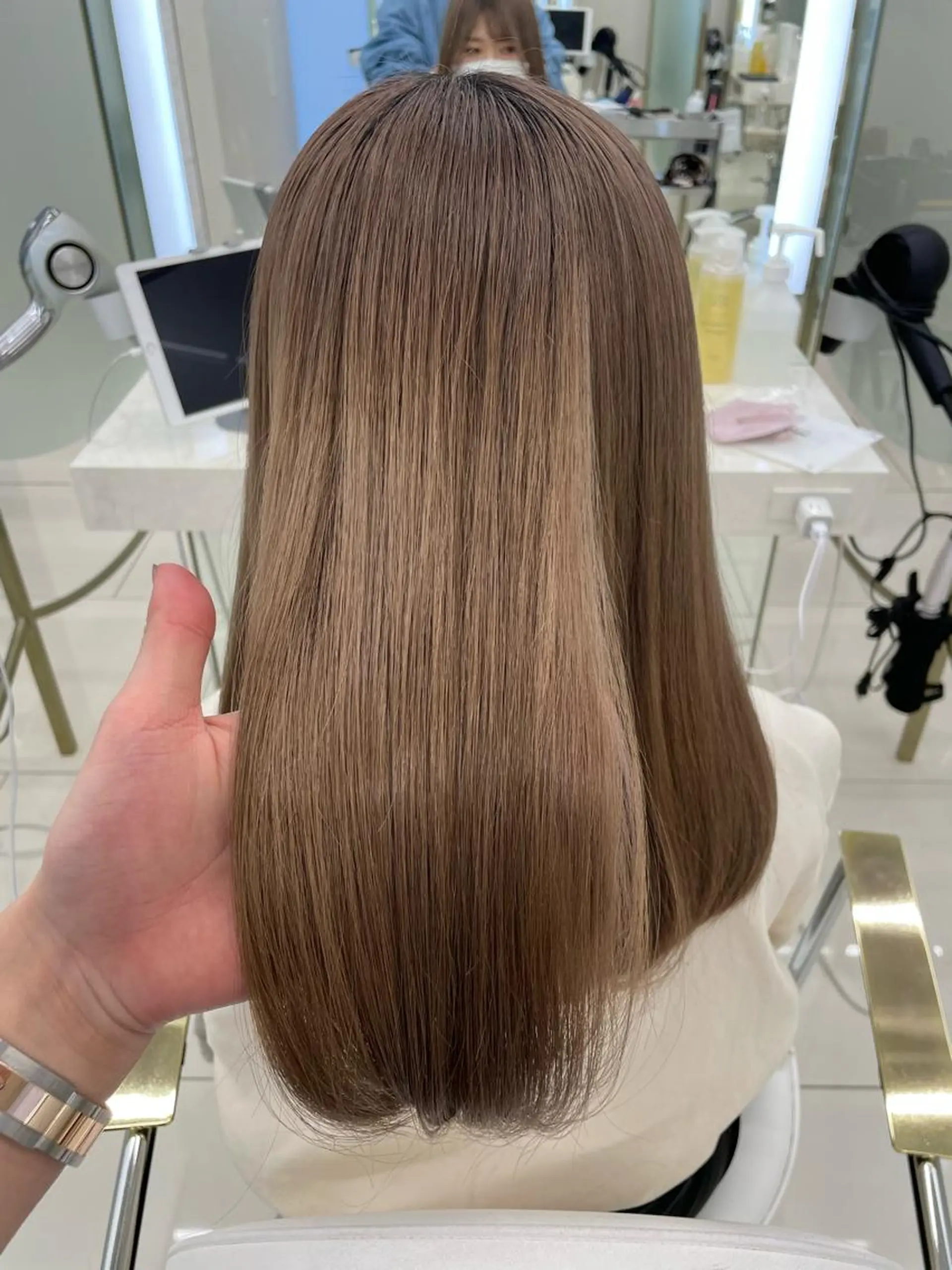 ミディアム トリートメント 酸熱トリートメント COA GINZA 空也/前髪/顔まわりのヘアスタイル