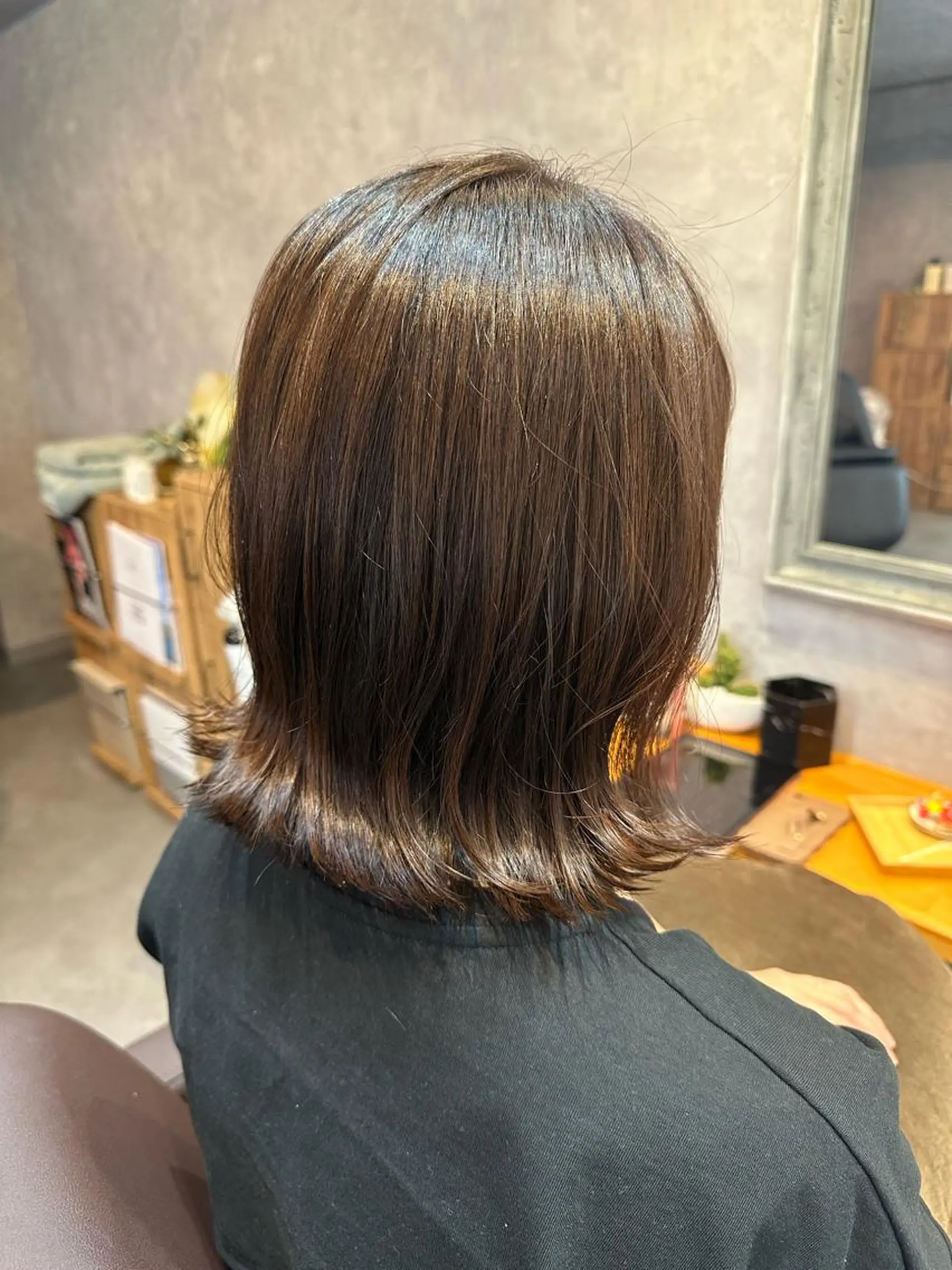 セミロング カラー ヘアアレンジ カット ヘアカラー トリートメント trym/ 木原裕希のヘアスタイル