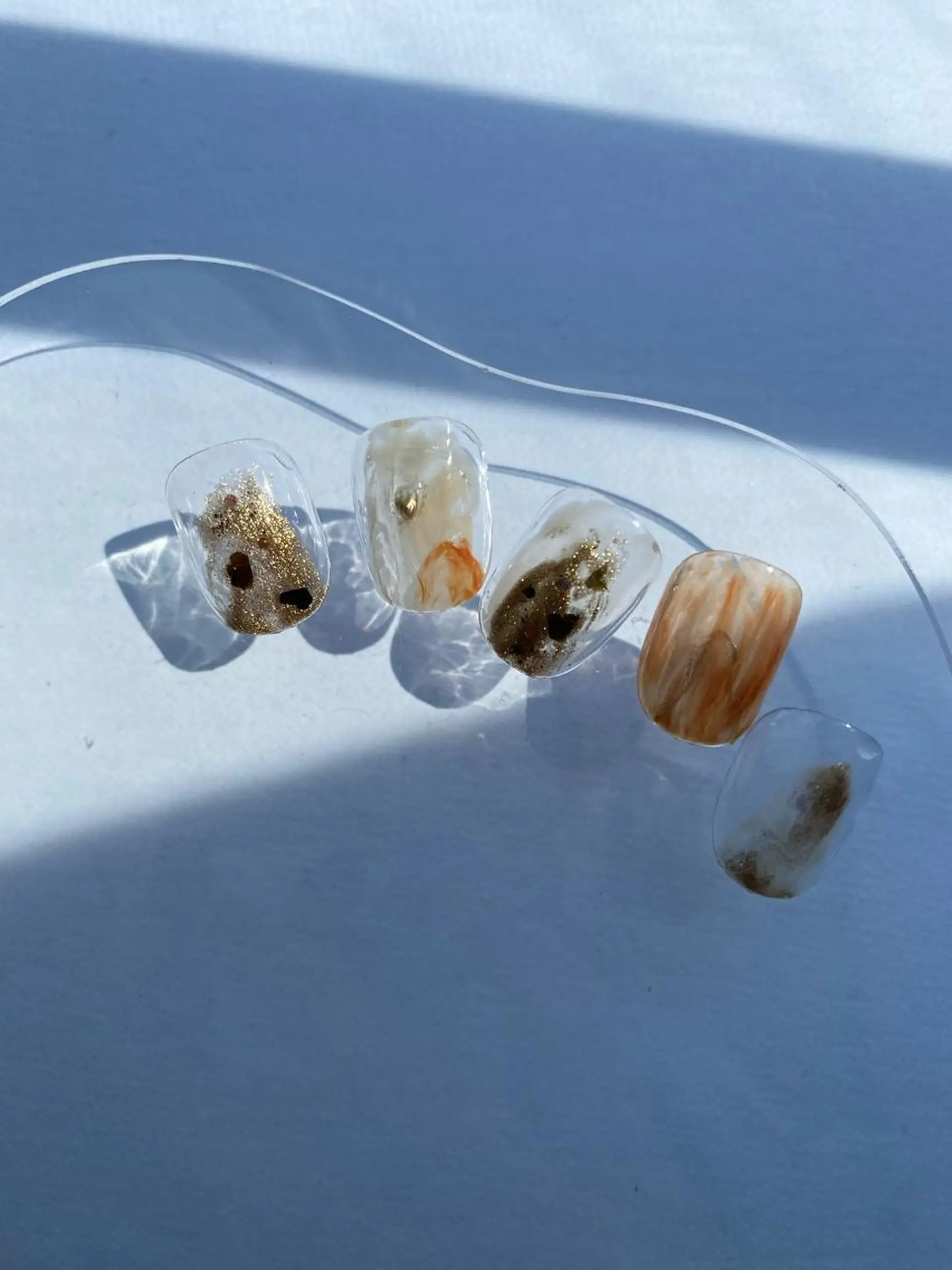 ネイル ハンドネイル 草加ニュアンスネイル 🌚hersのネイルデザイン