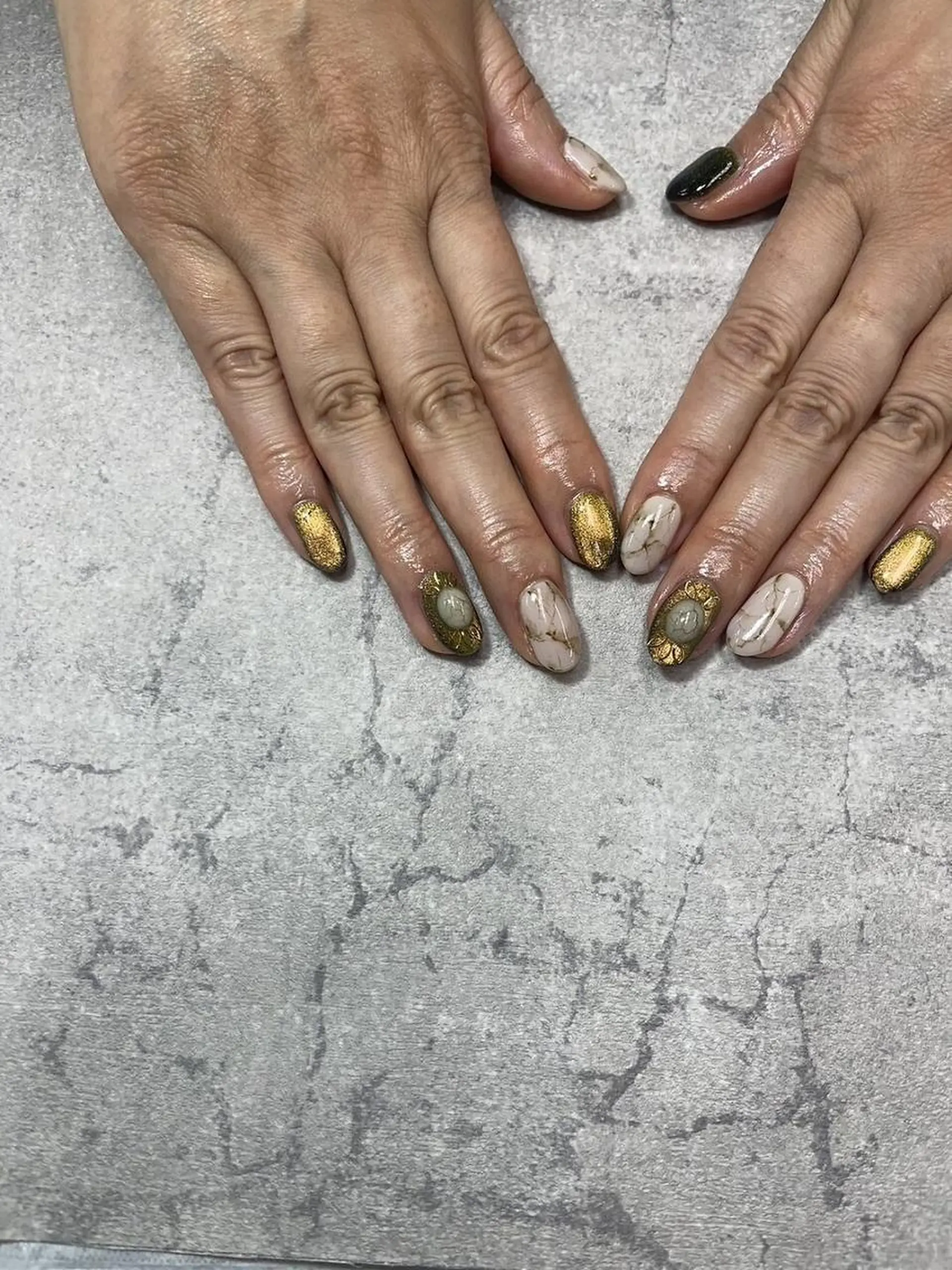 ネイル フットネイル フレンチネイル ジェルネイル ガラスフレンチ グラデーション ハンドネイル ハンドケア FASTNAIL PLUS 新宿店のネイルデザイン