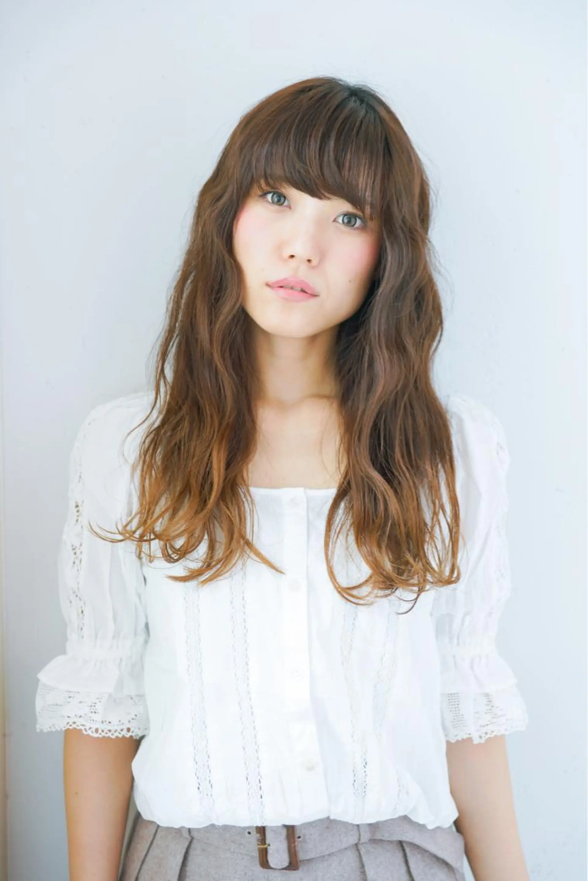 ロング リズ 都島のヘアスタイル