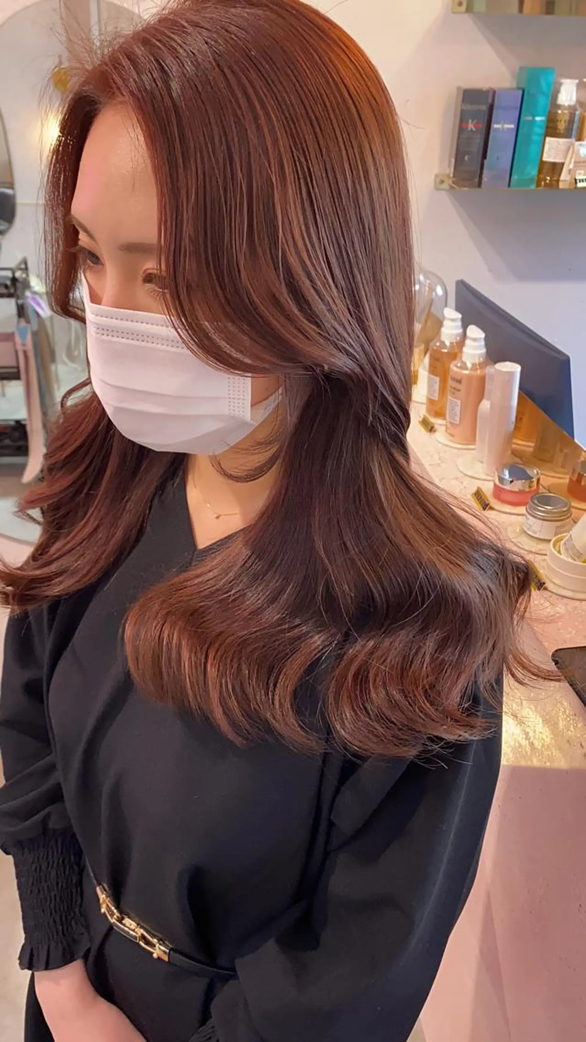 ロング カラー 新宿/髪質改善/ボブ 韓国レイヤー大重聖斗のヘアスタイル