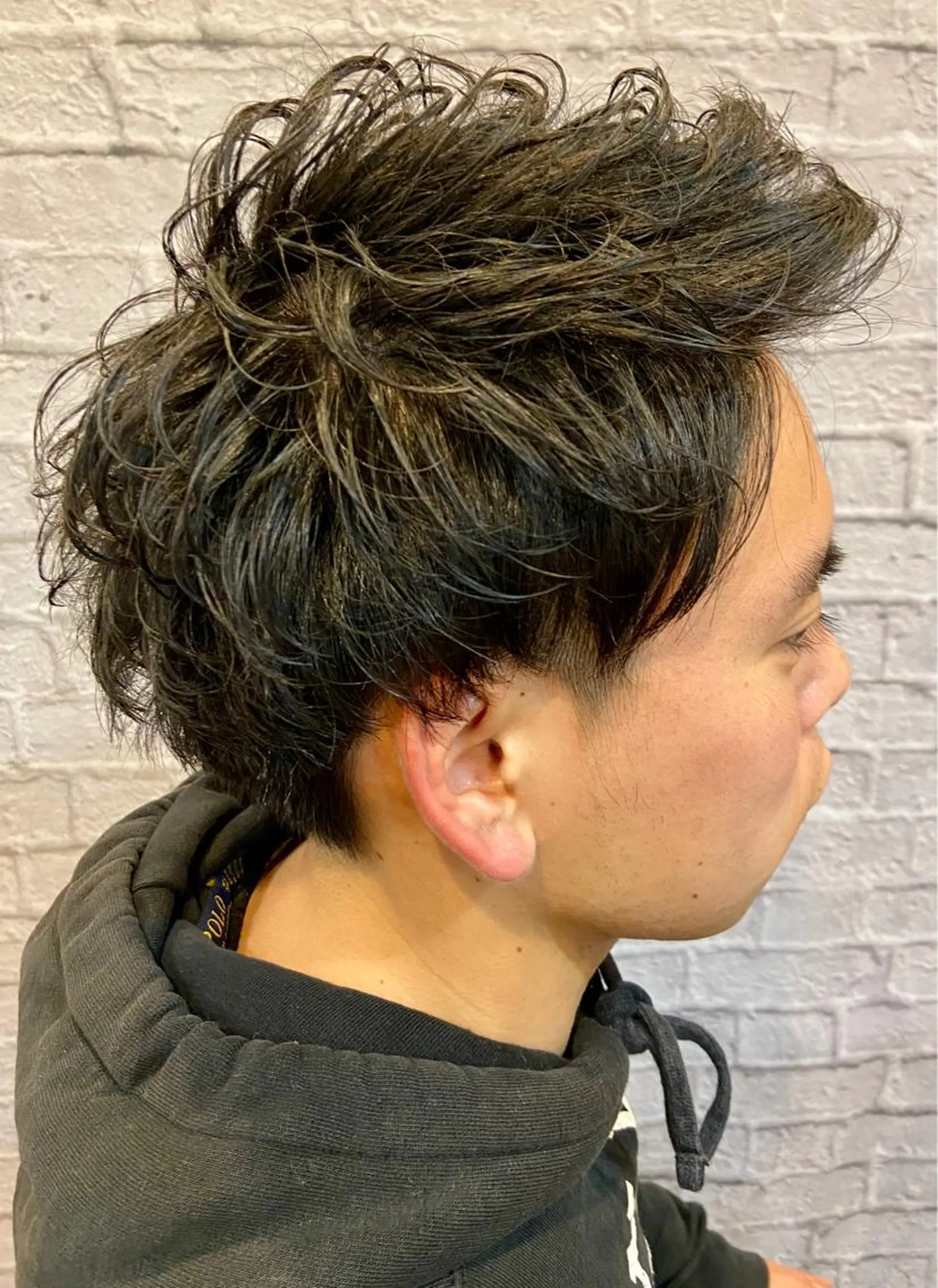 ショート カラー パーマ ヘアアレンジ メンズ カット パーマ ヘアセット 💈メンズ特化 副店長松浦一聖💈のヘアスタイル