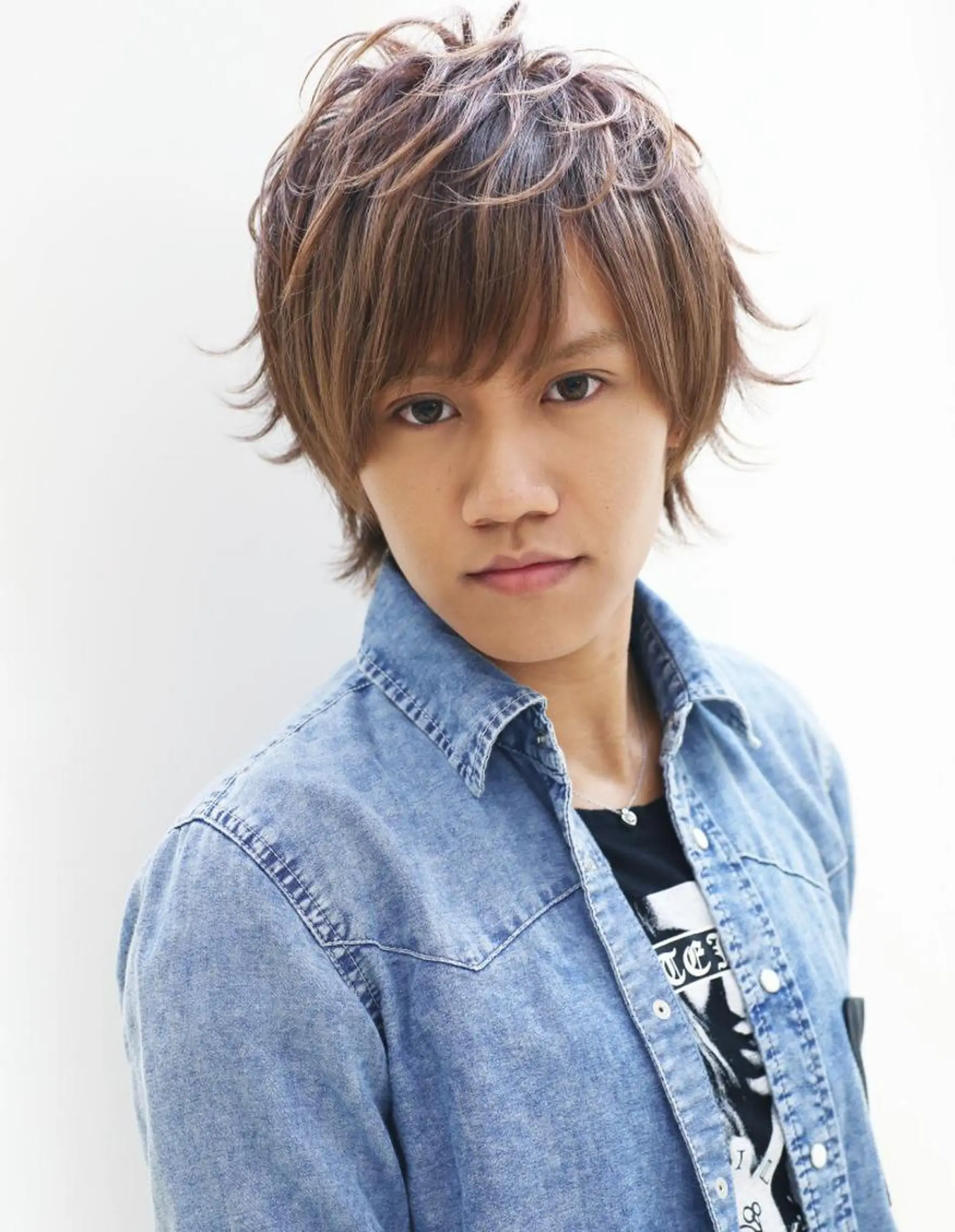 ショート カラー パーマ メンズ Soleria 田中慎一のヘアスタイル