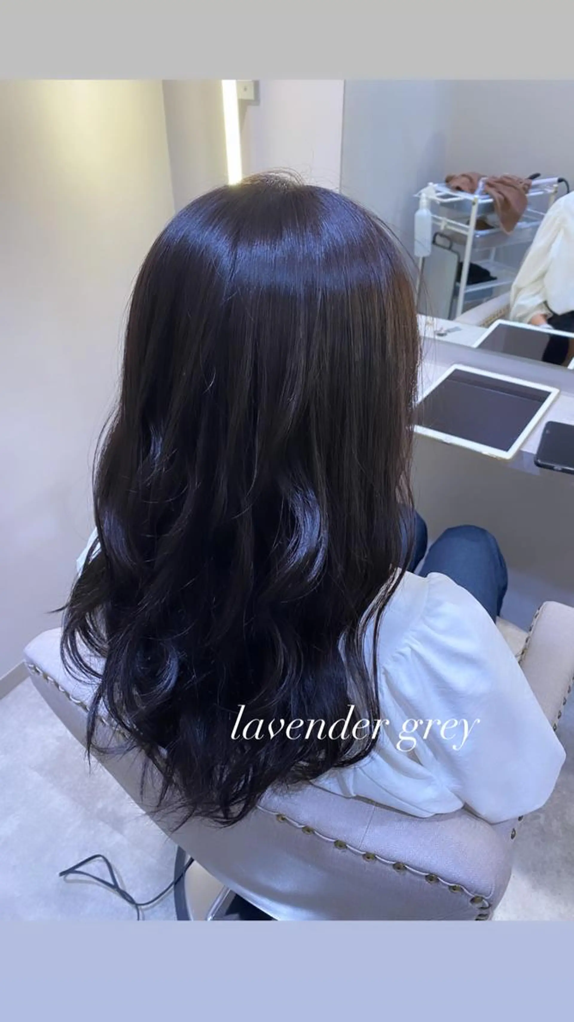 セミロング RIYA❤︎ Aujuaソムリエのヘアスタイル