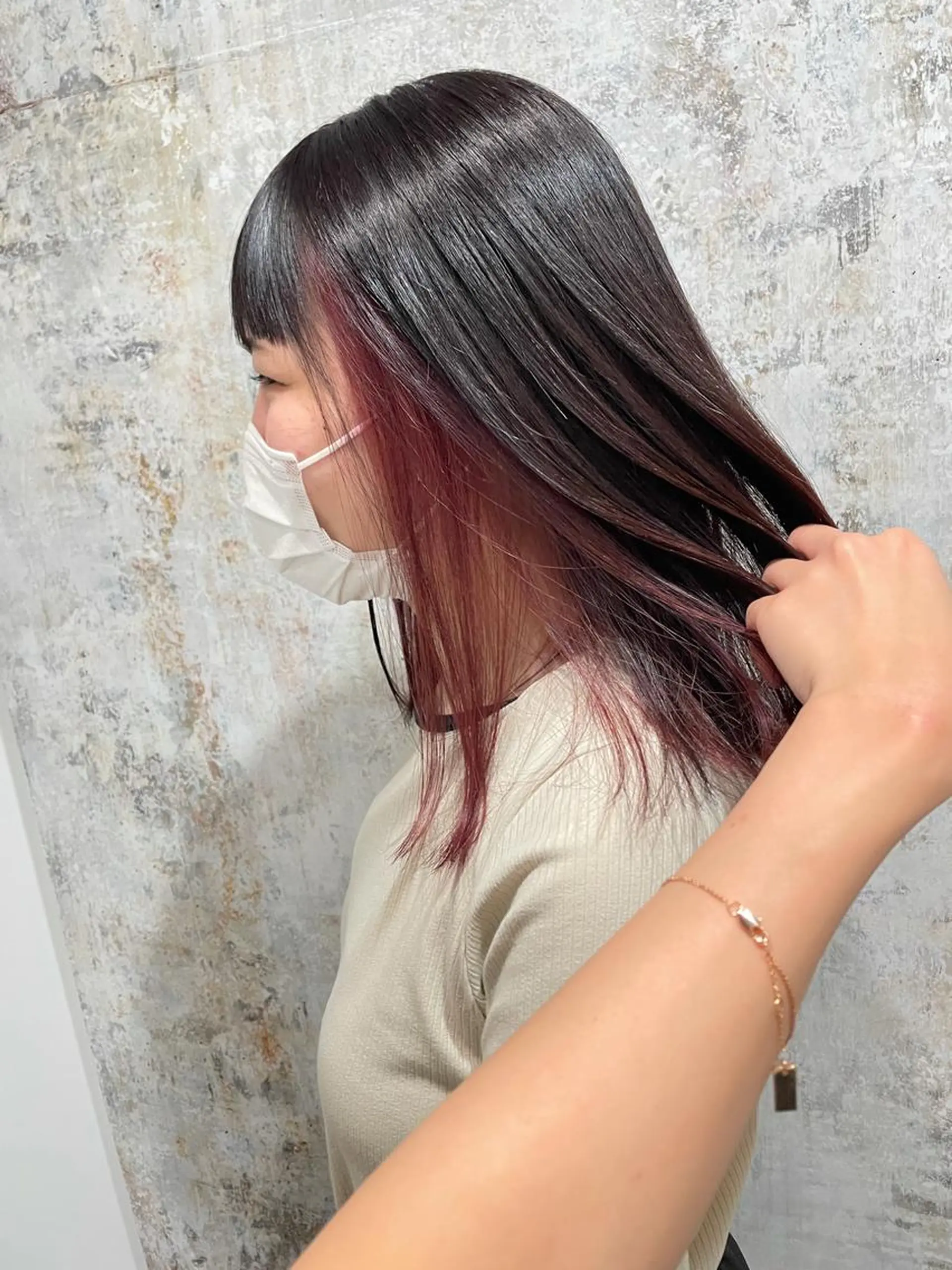 ミディアム カラー Home by solo所属・まつ毛パーマ🐏 NANAMIのマツエク・マツパデザイン