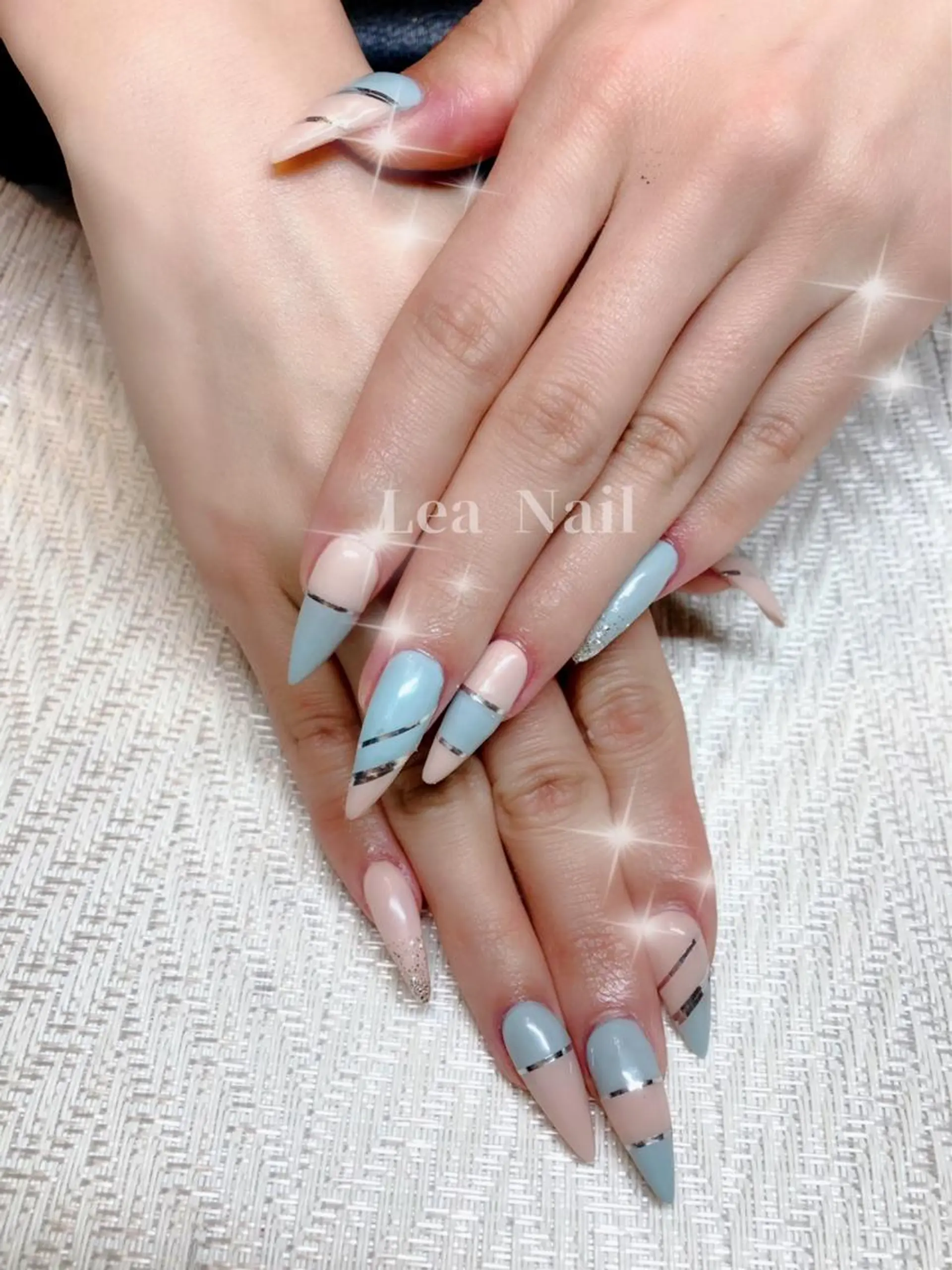 ネイル スカルプネイル Lea Nailのネイルデザイン