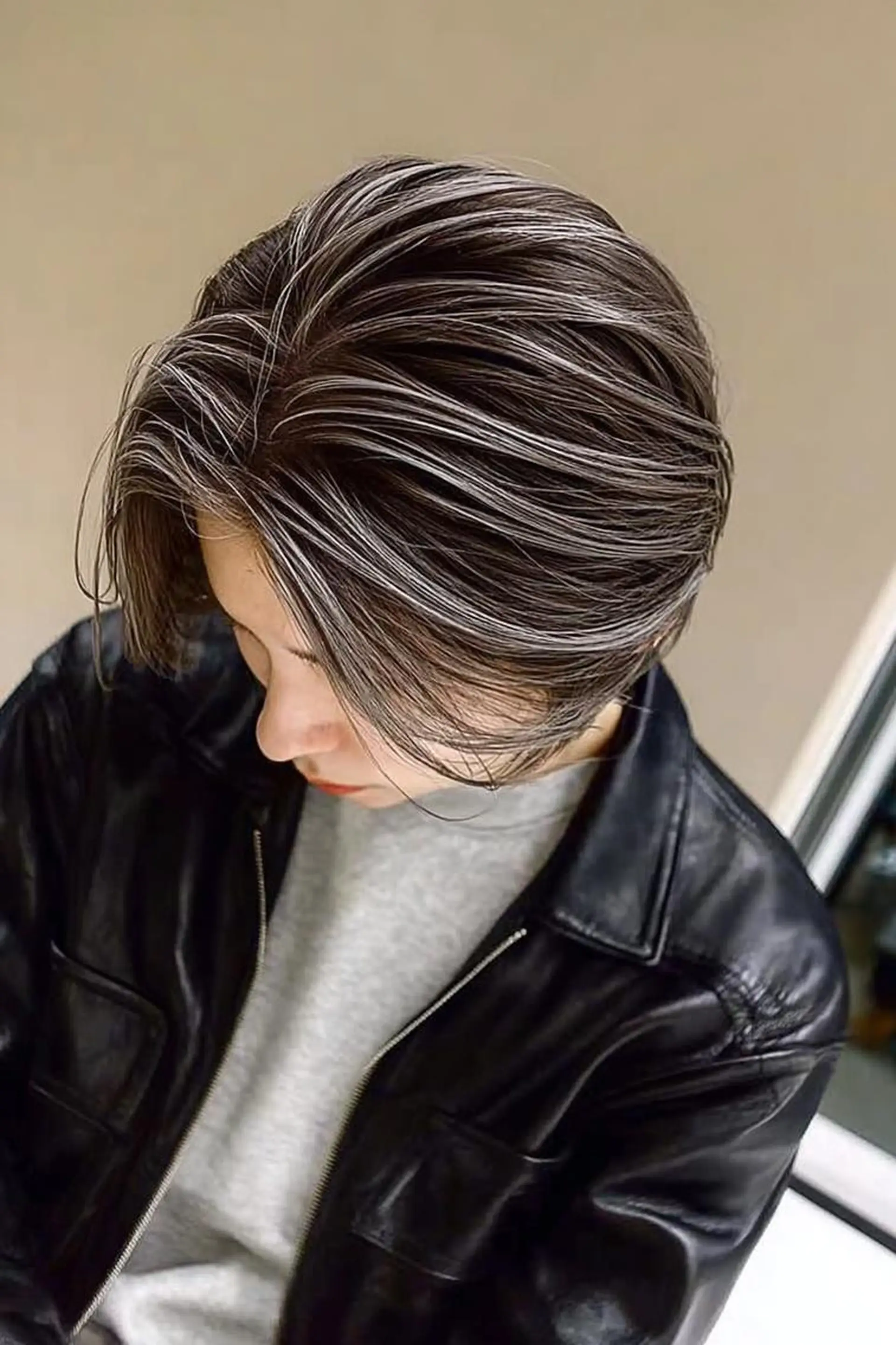 ミディアム カラー メンズ カット ヘアカラー トリートメント ⚜️LOM/ メンズサロン⚜️のヘアスタイル