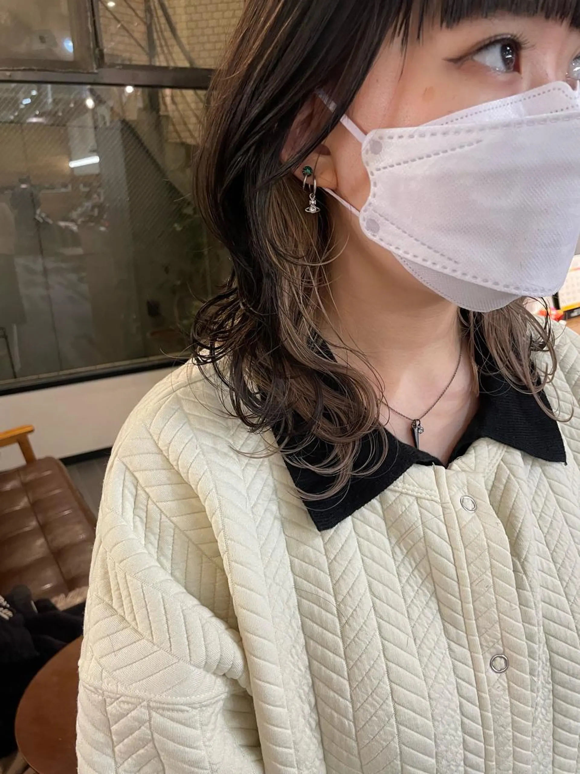 ミディアム カラー ヘアアレンジ layer cut 店長/MIKUのその他イメージ