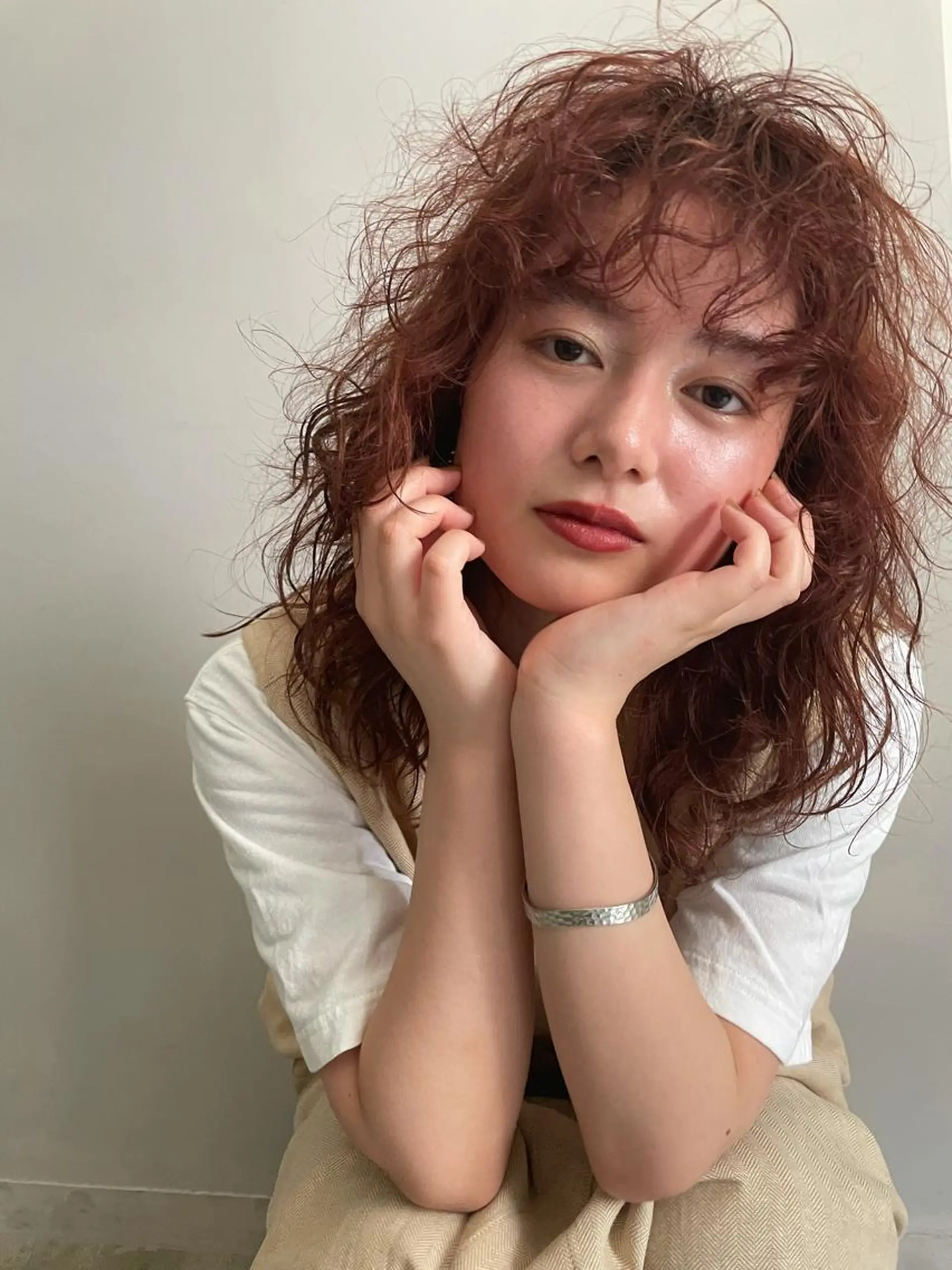 ロング パーマ 斉藤 瑞恵のヘアスタイル