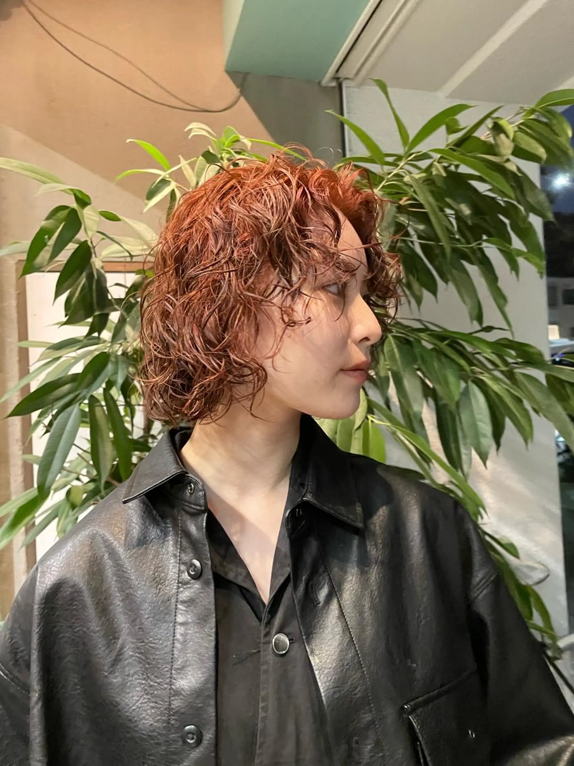 ショート カラー パーマ 垢抜けボブ/SAHO /OAK溝の口のヘアスタイル